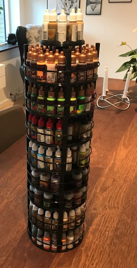 Paint Rack Tower holds 22/40pcs