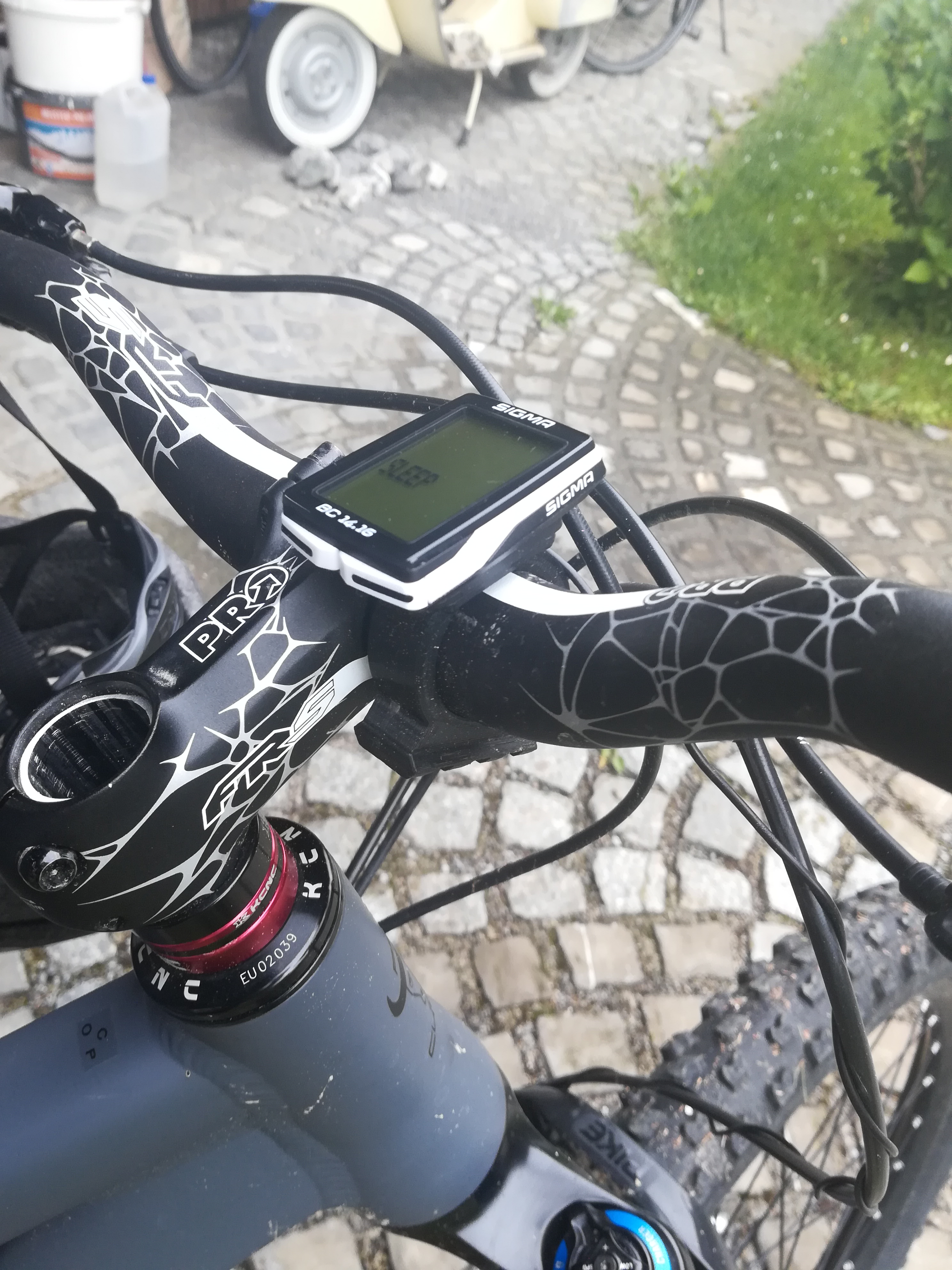 Sigma Bikecomputer mount with Picatinnyrail