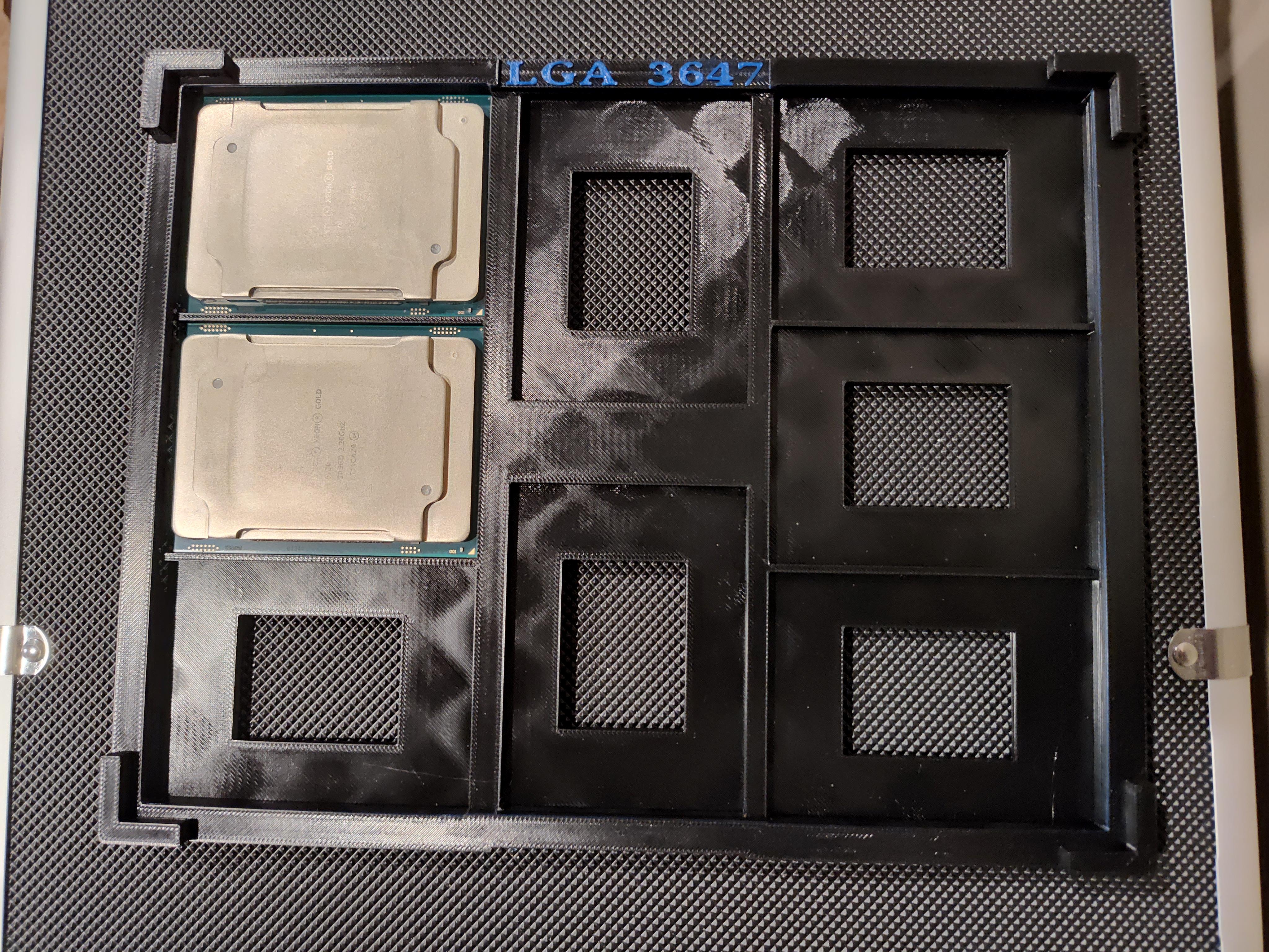 Stackable CPU Trays For Modern Chips