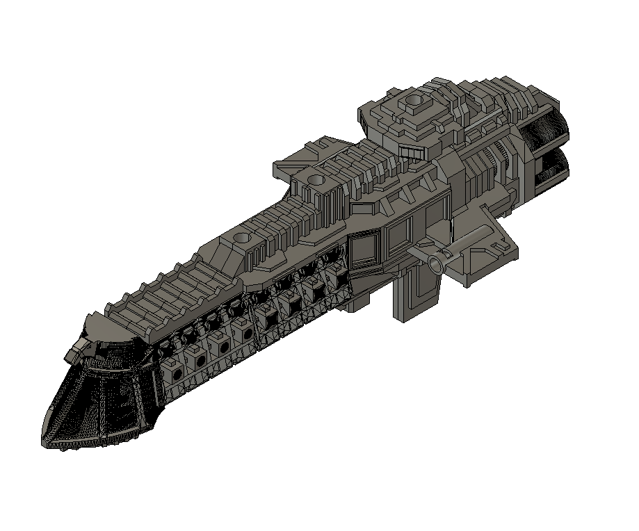 BFG Imperial Navy Tyrant Class Cruiser