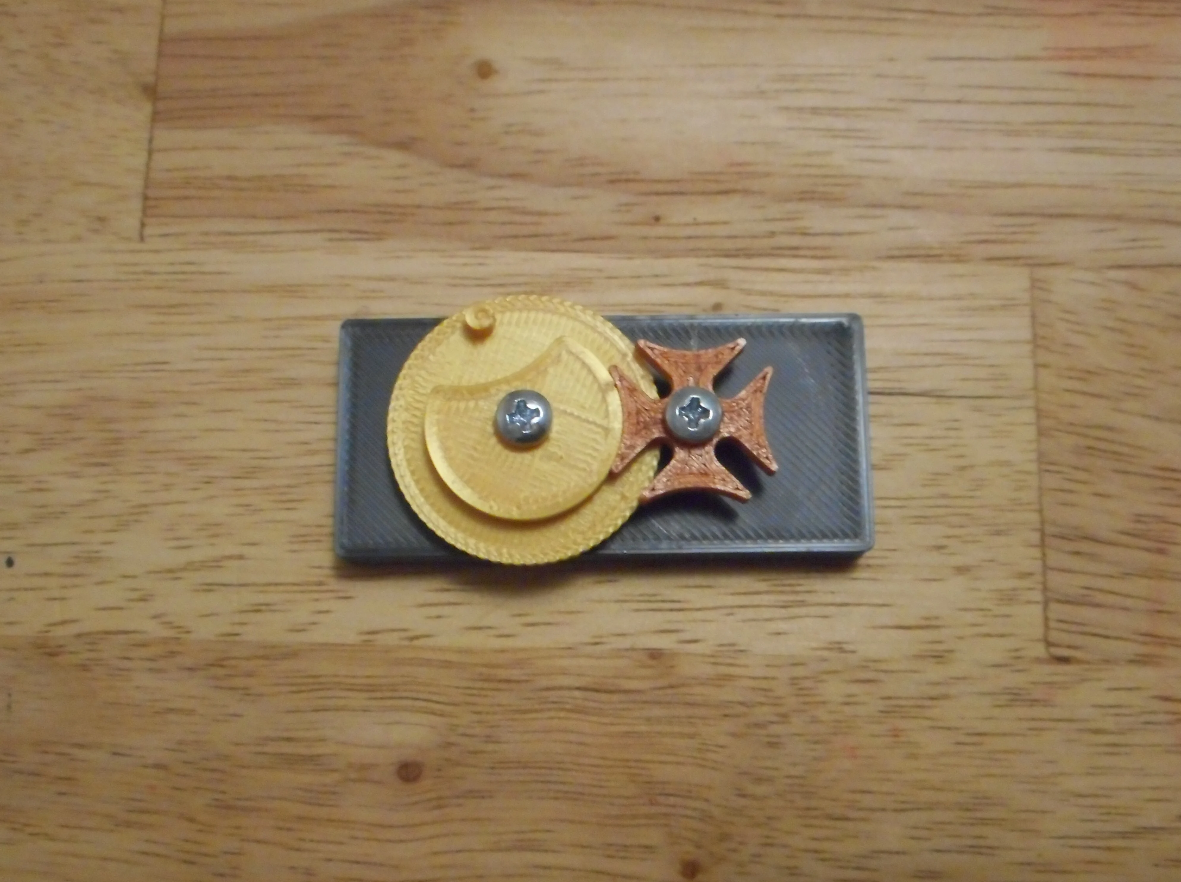 4 Stop Geneva Wheel Demonstrator Fidget