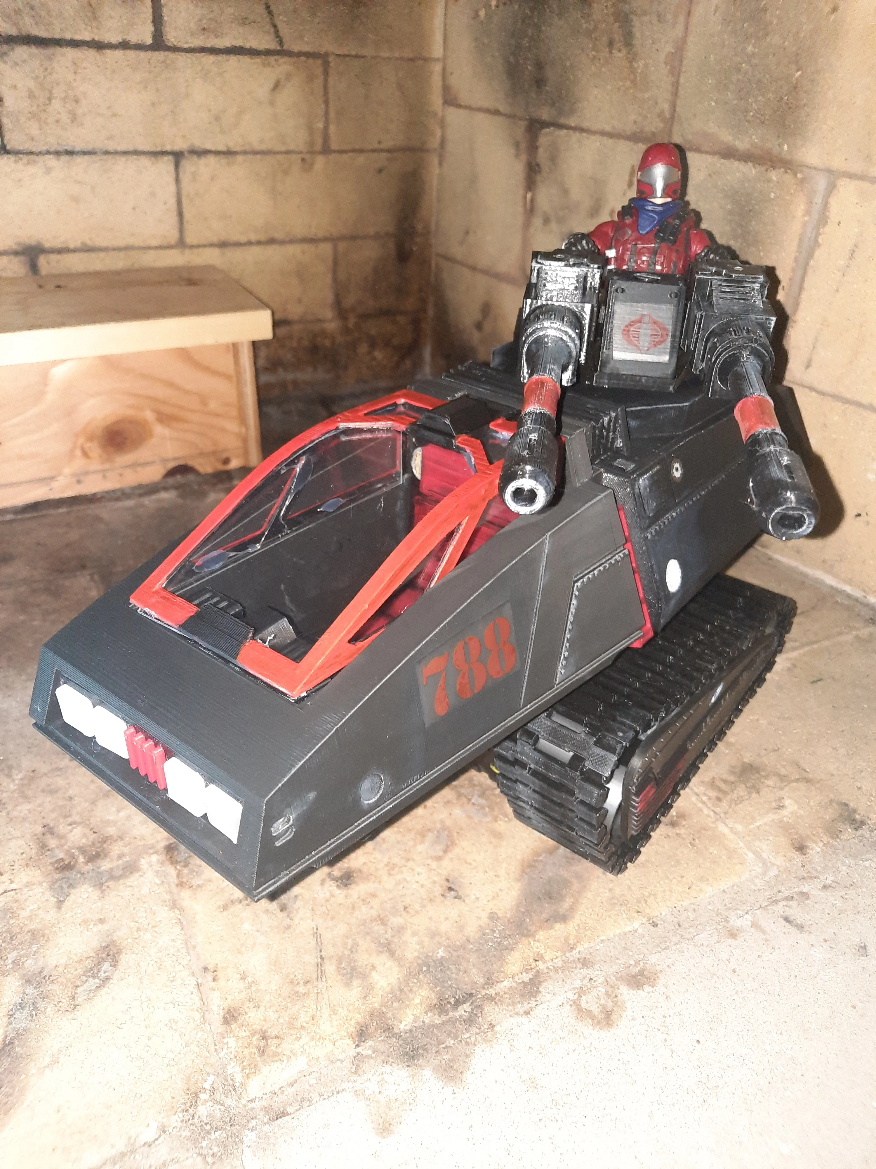 Cobra HISS G.I. Joe Classified Scale