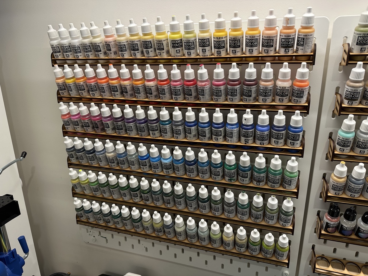 Vallejo Paint Rack for Ikea Skadis