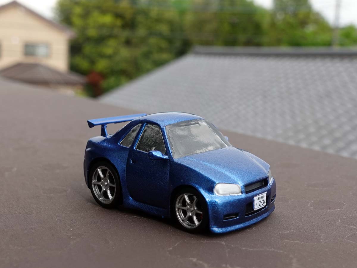 R34 GT-R deformed
