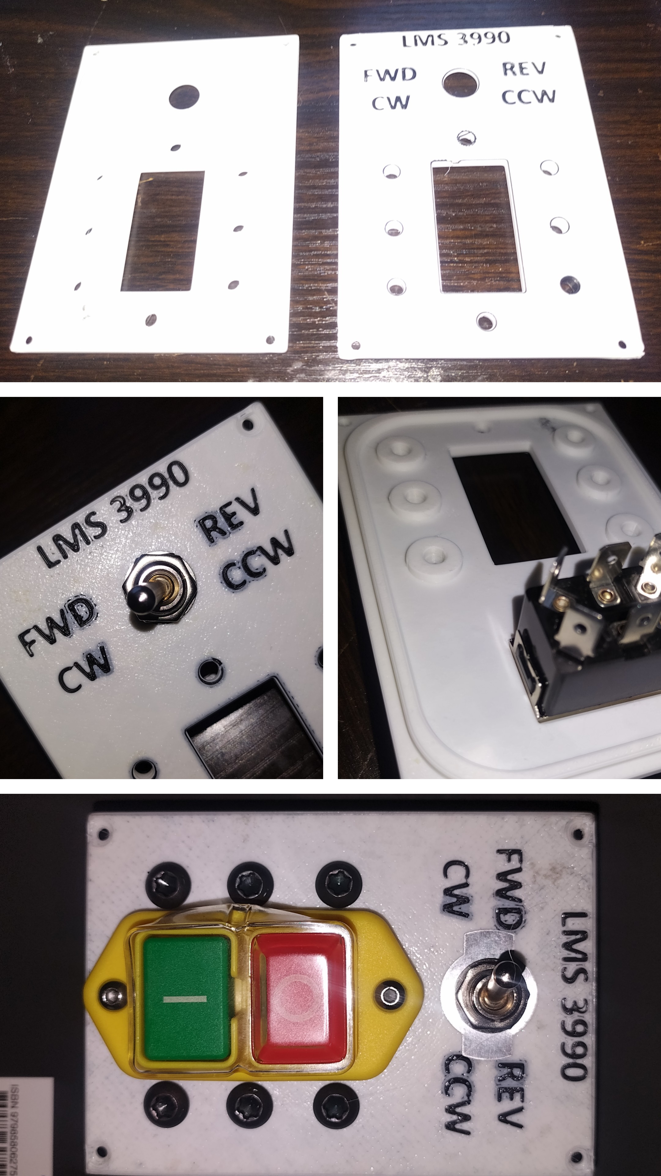 3990 Mini Mill Side Plate - Add Reverse Switch