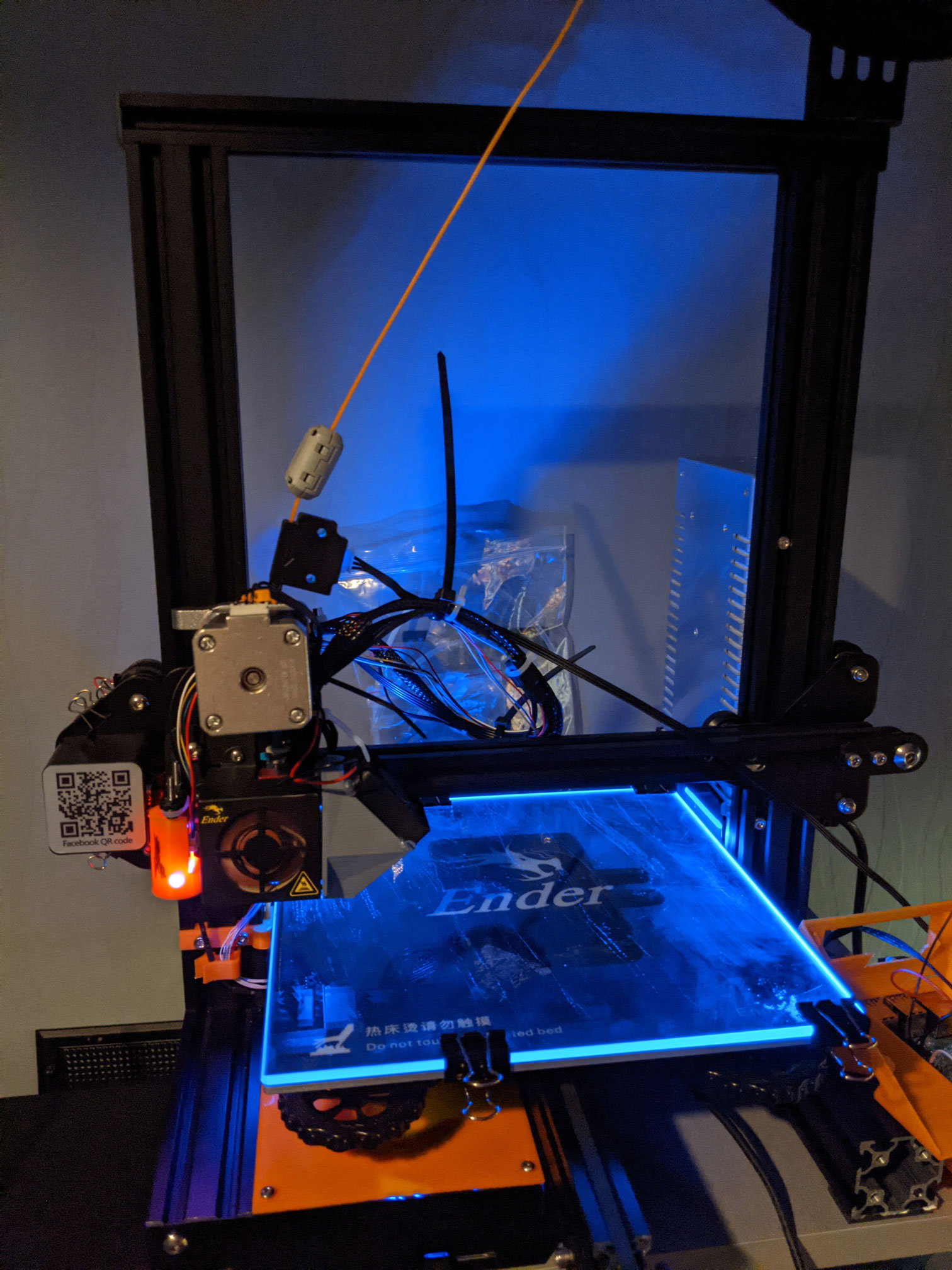 Glass Bed Lighting