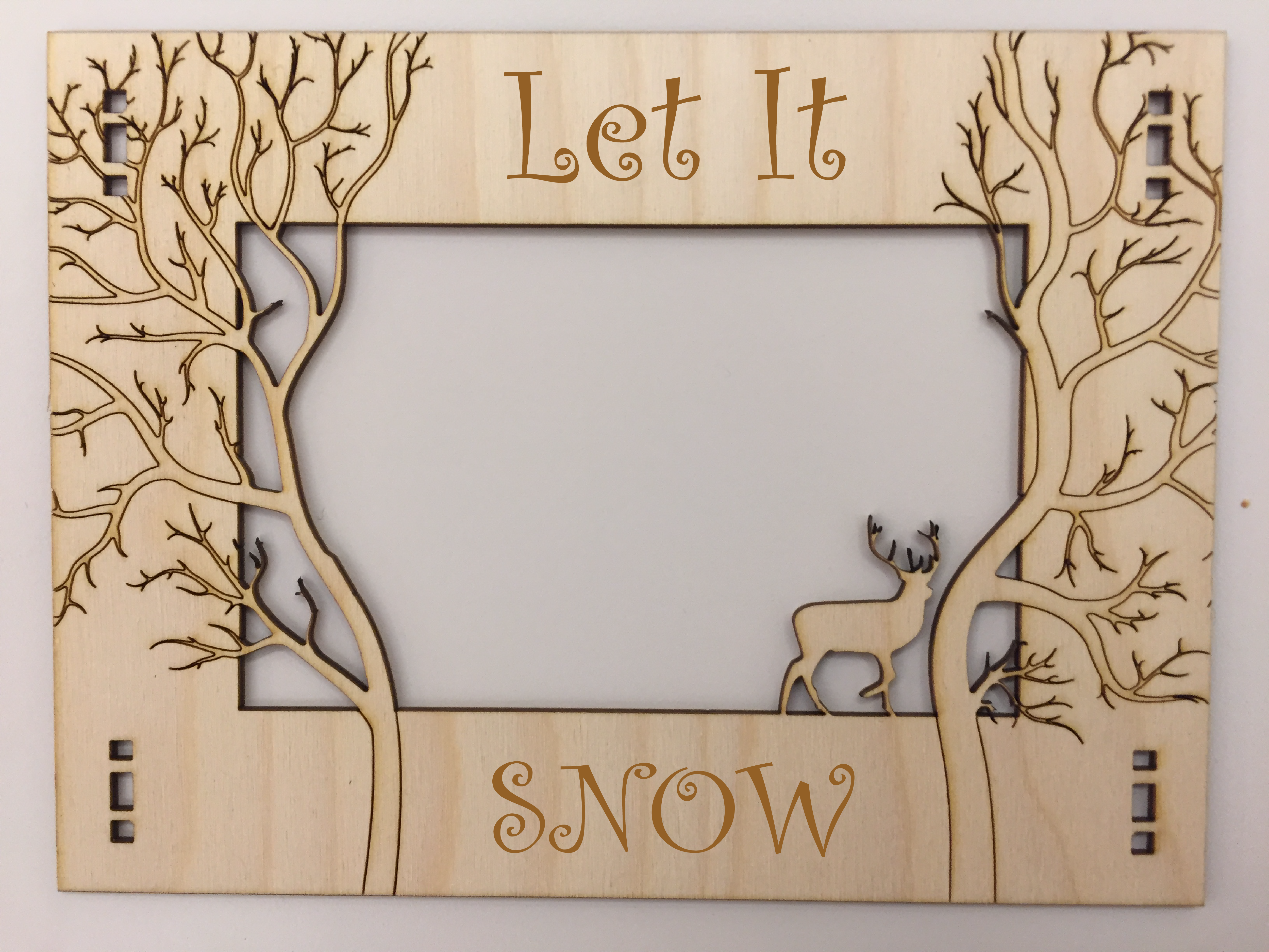 Holiday / Christmas Frame w/ Deer