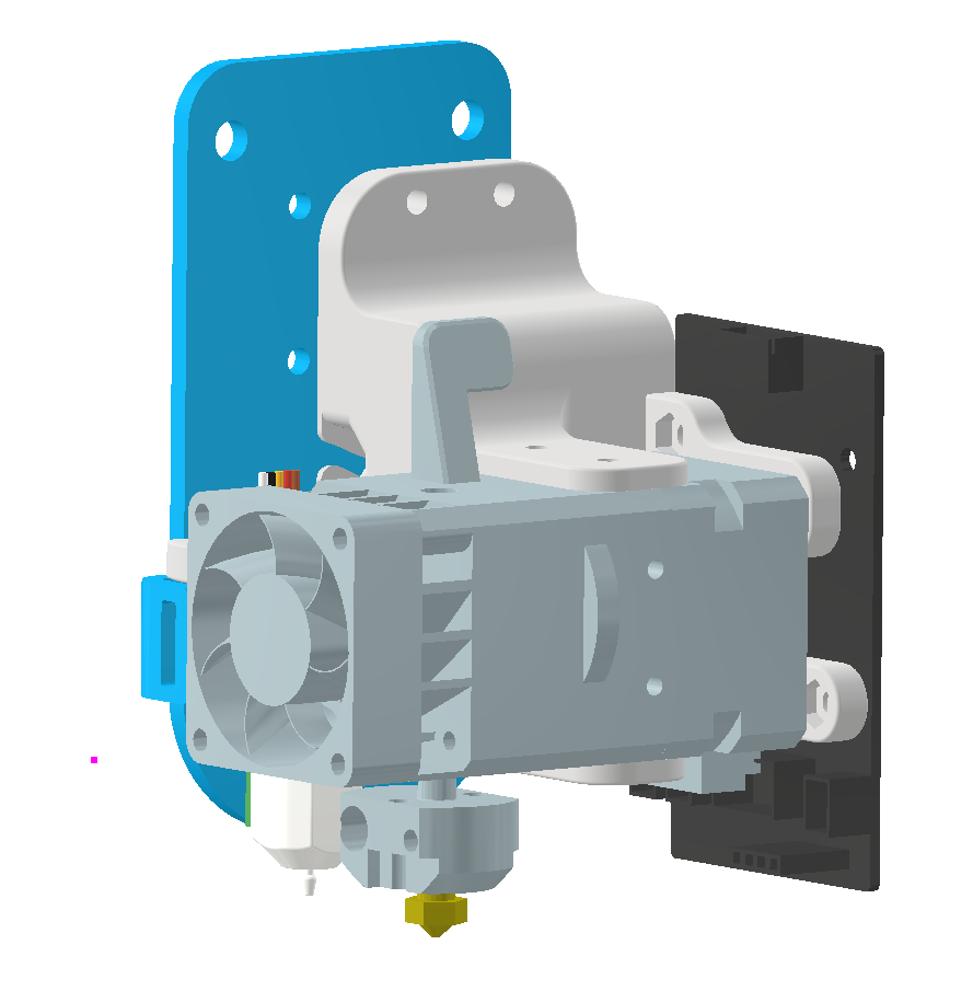 Artillery Biqu H2 mount with BLtouch for Volcano or normal hotend