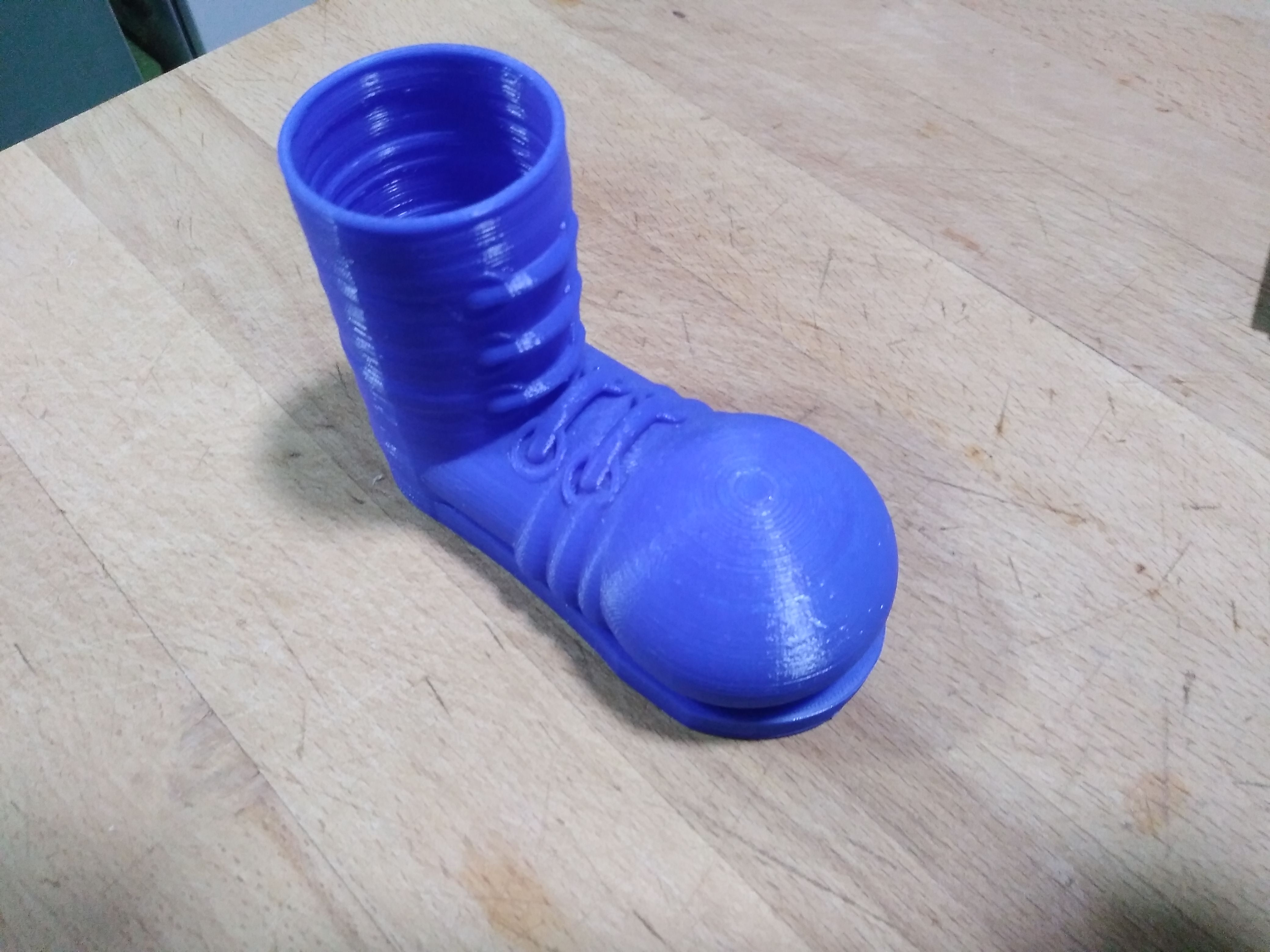 PORTALAPICES BOTA DE PAYASO / PENCIL HOLDER CLOWN BOOT