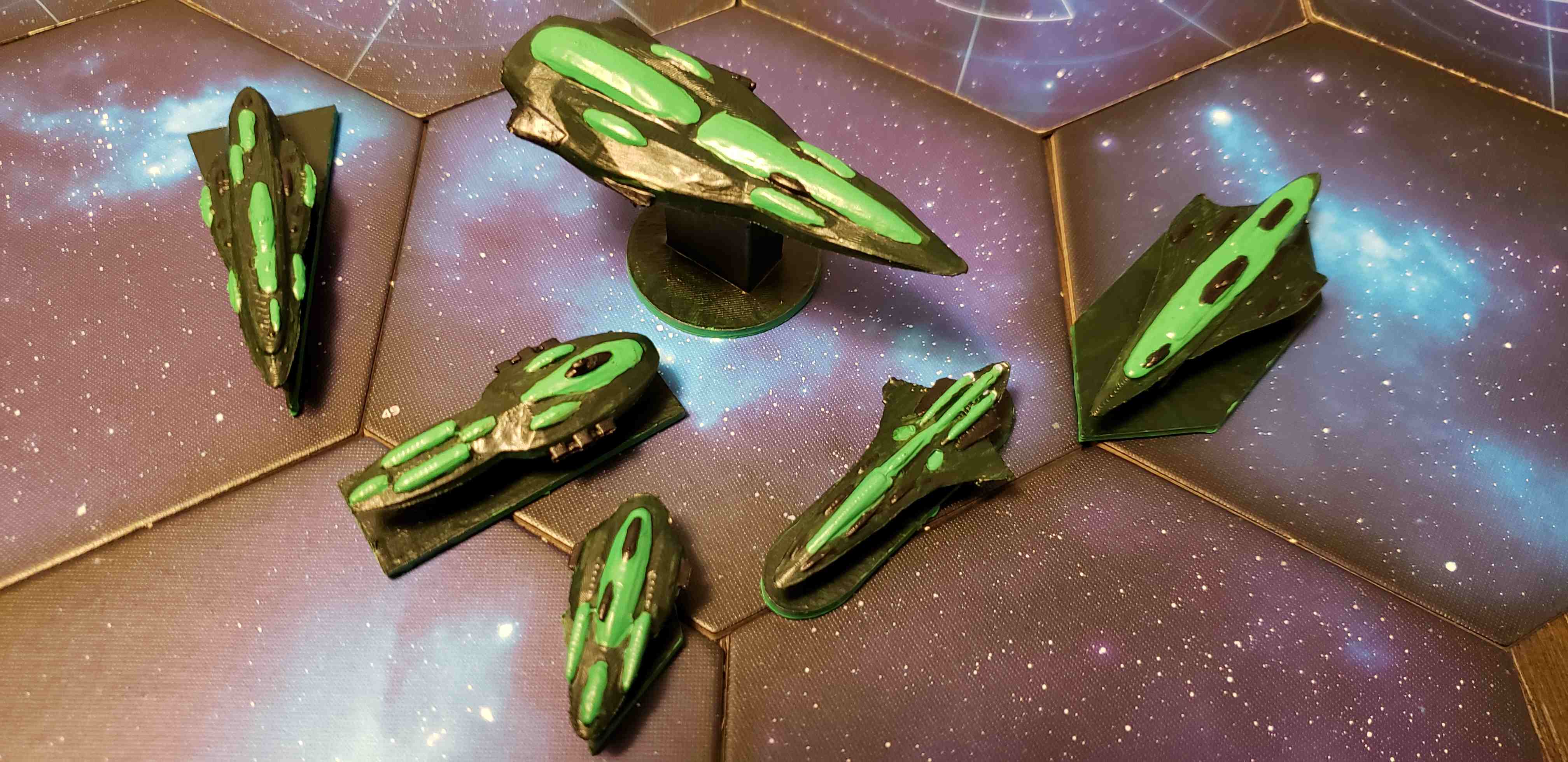 Twilight Imperium Arborec Custom Ships