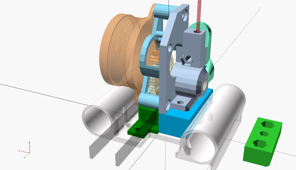 Light direct extruder for FlyingBear Ghost 5