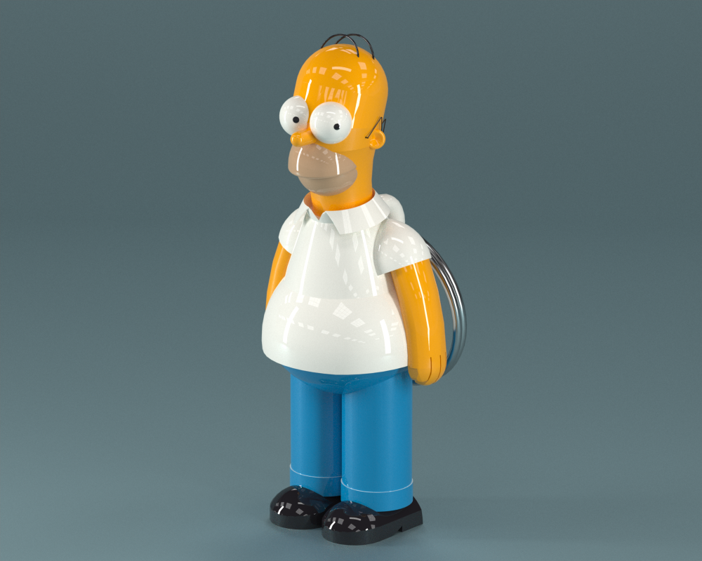 Homer Simpson - Keychain
