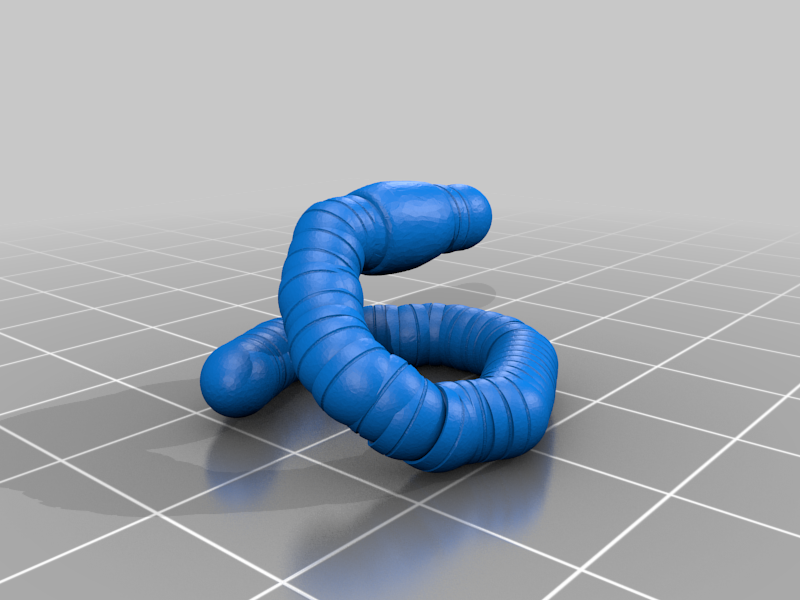 Giant Worm Miniature Stargrave Bile Worm