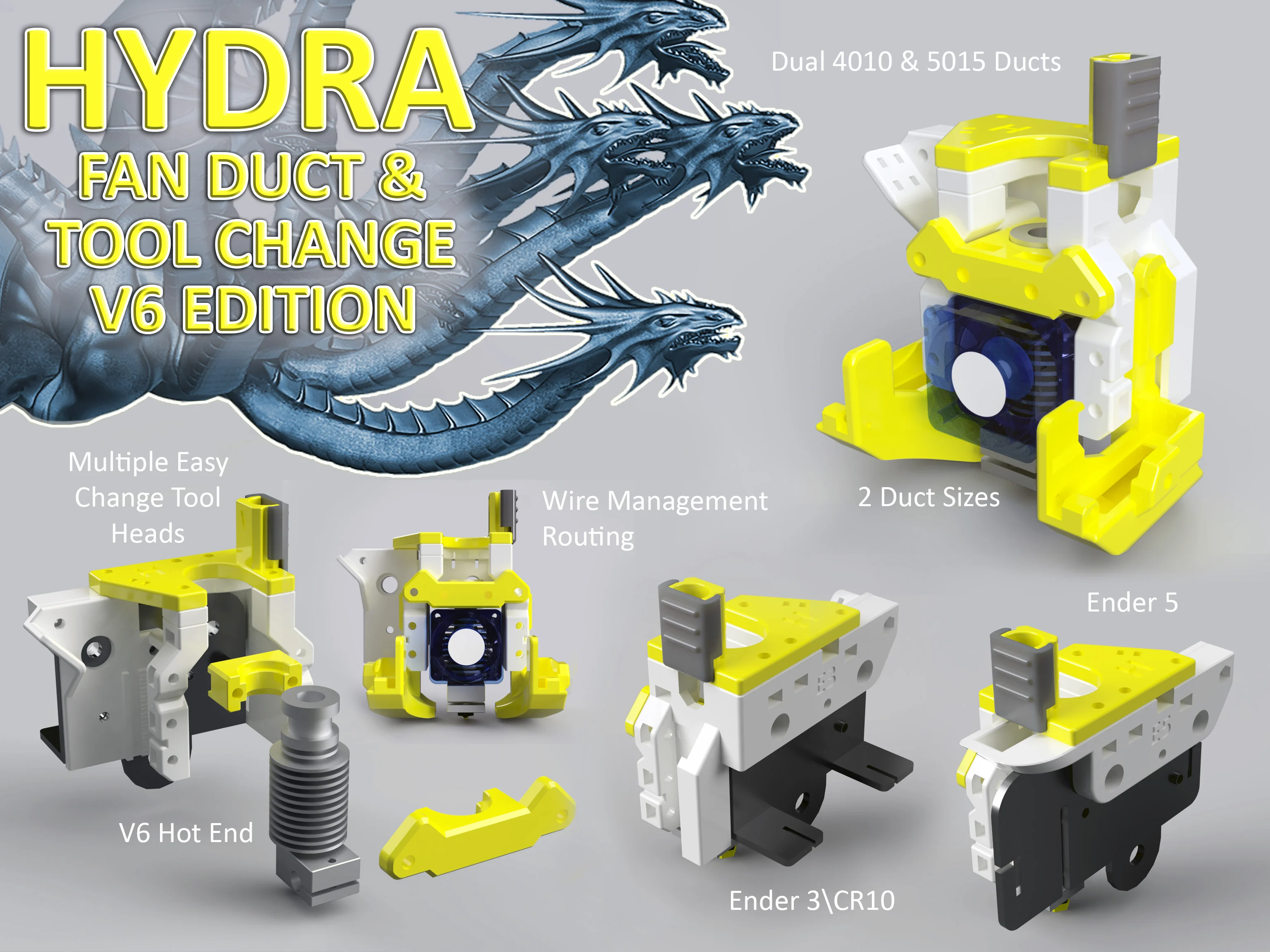 Hydra Fan Duct & Tool Change V6 Edition