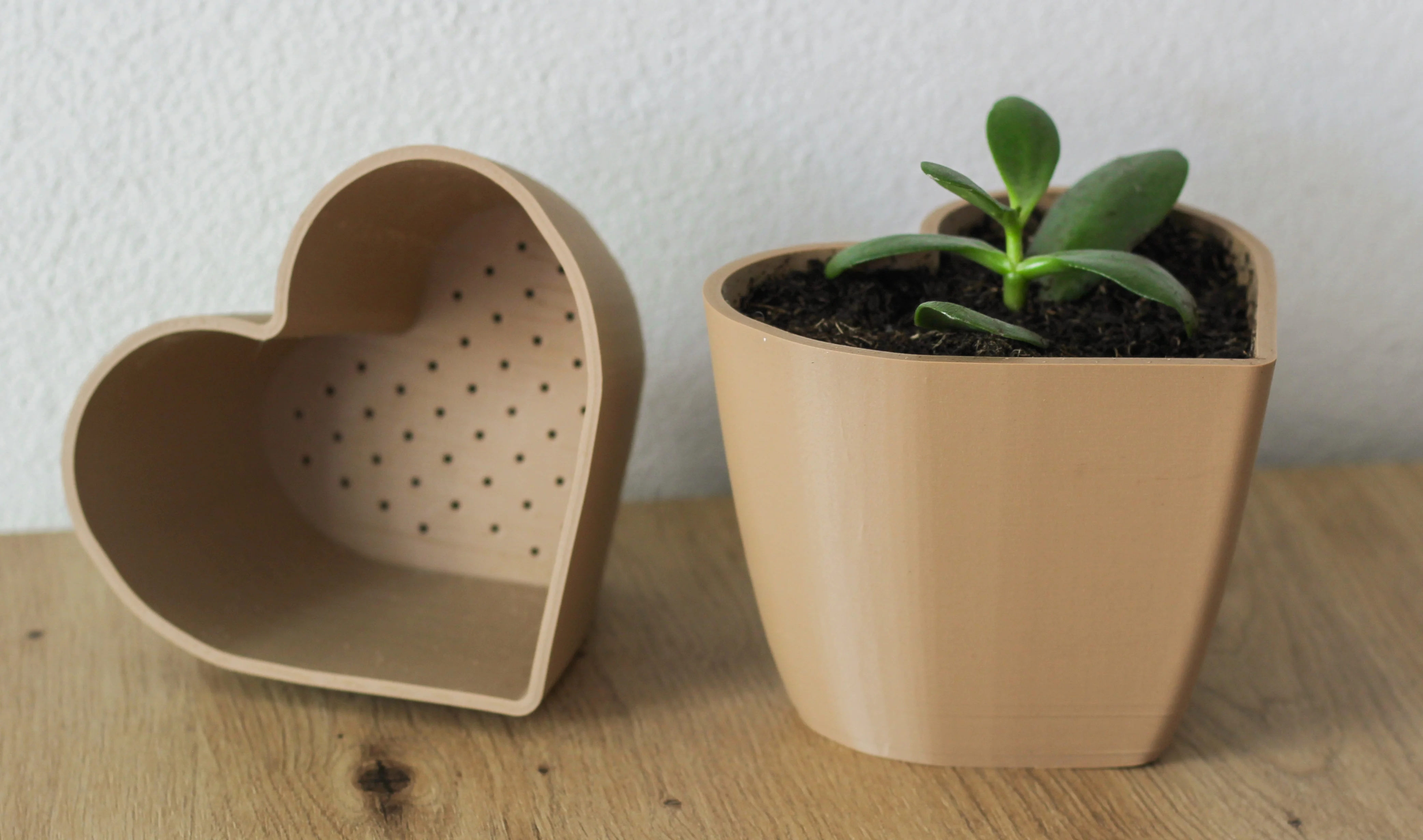 Heart planter