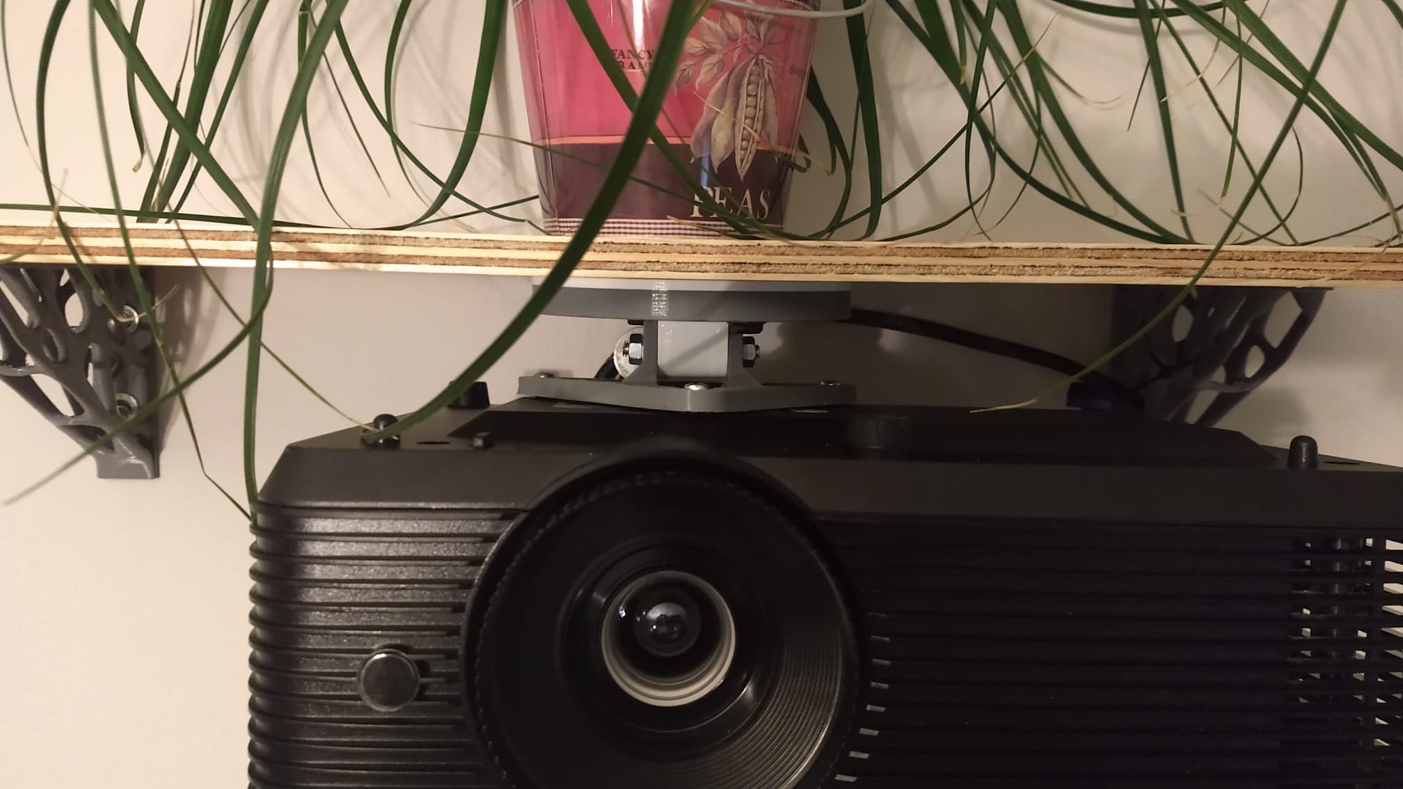Low profile projector mount