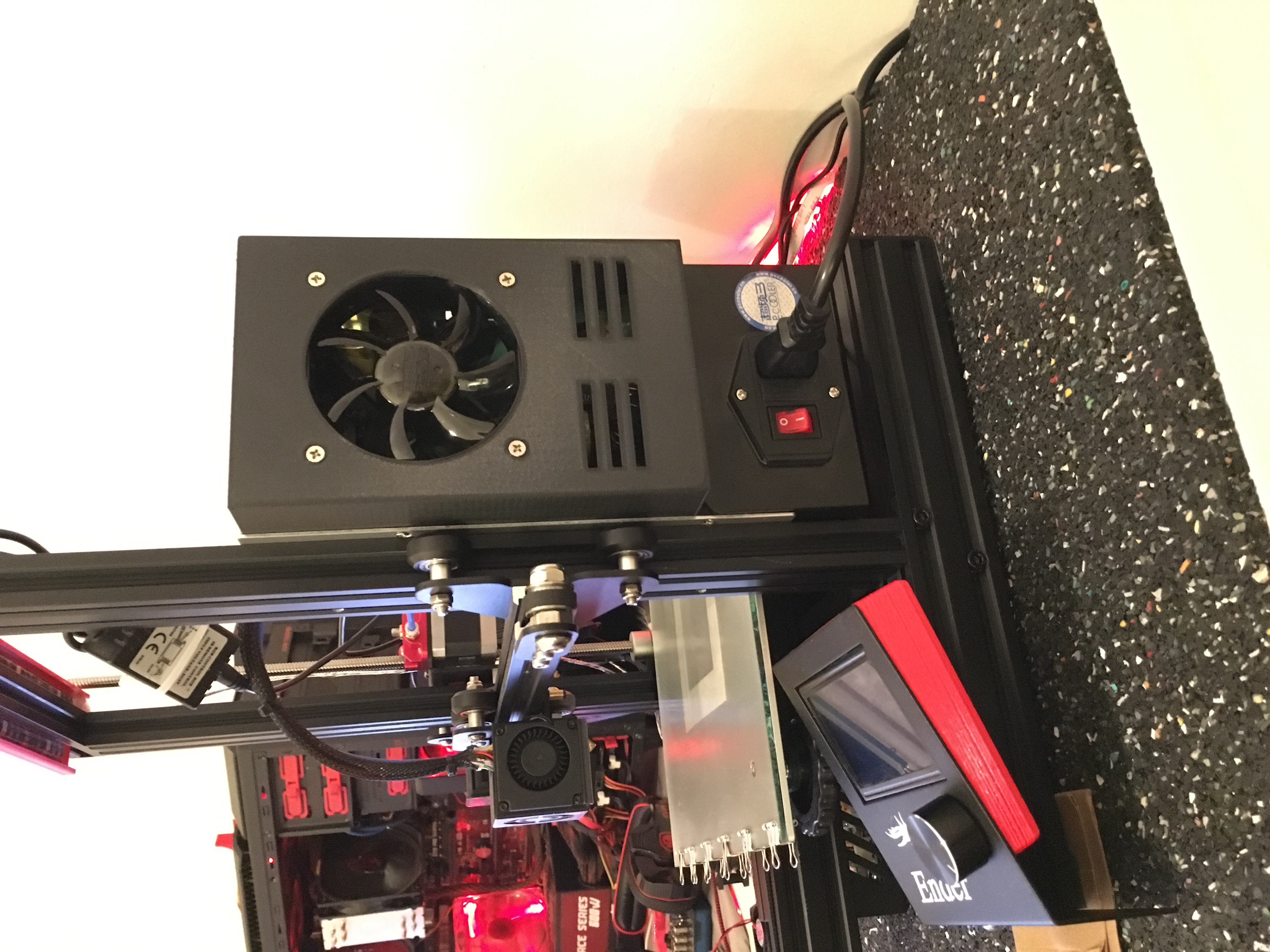 Ender 3 Power Supply FAN Case 80mm