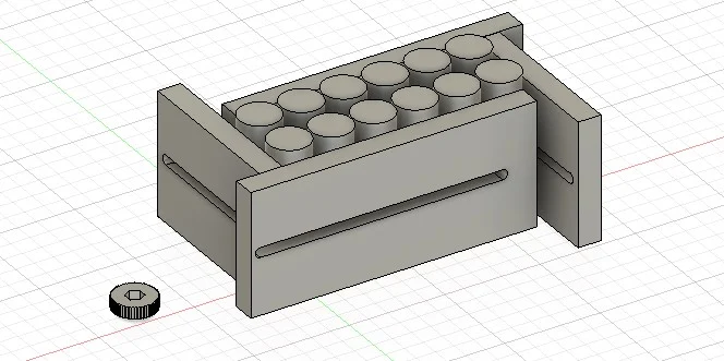 Li-ion cells soldering jig-holder