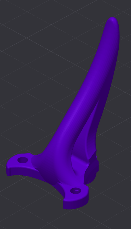 TPU Turtle Fin Set (Long / Short) for 104archit. Bahamut / Bahamut REX