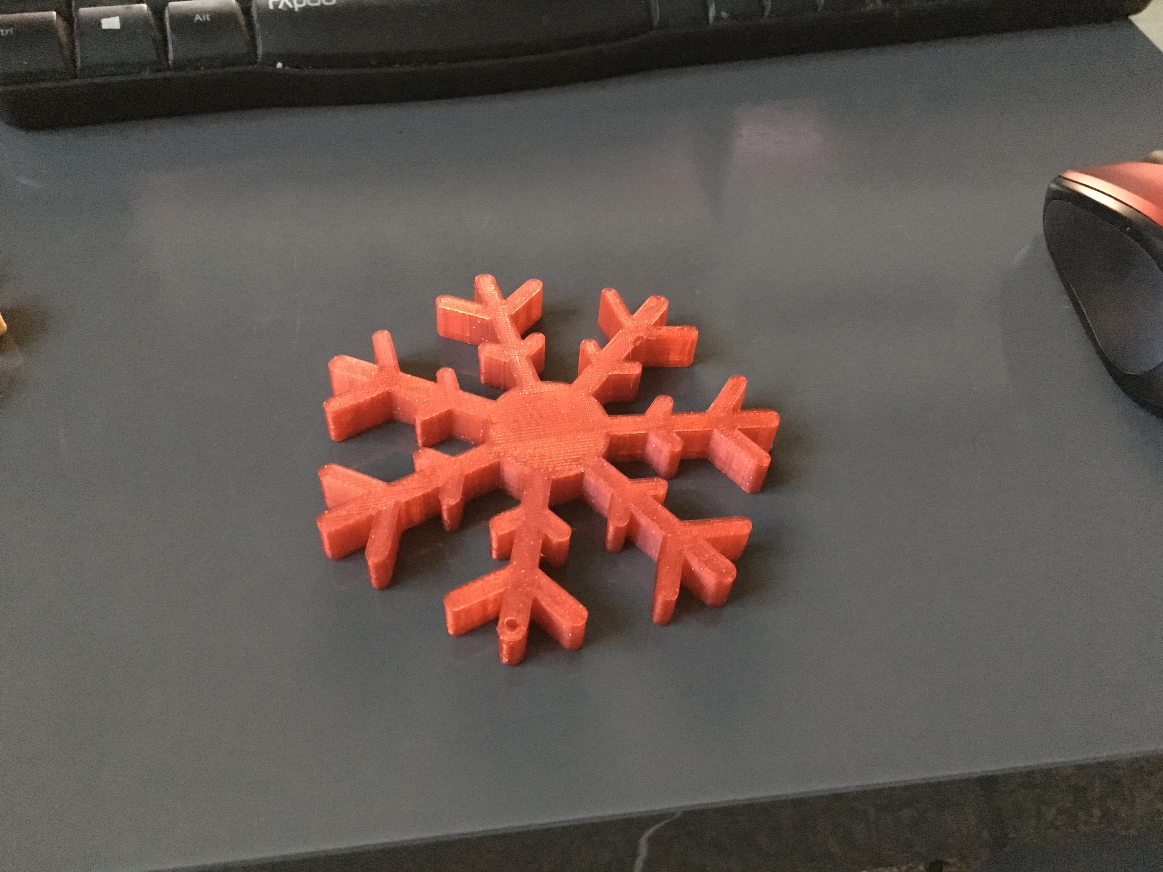 snowflake magnet 10 cm / flocon de neige 10 cm