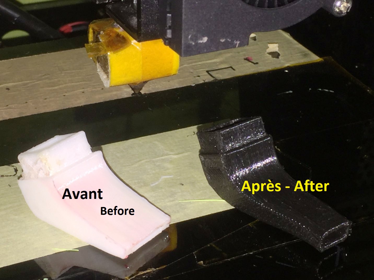 Better Fan Duct for Prusa I3 Hesine (meilleure ventilation d'extrudeur)