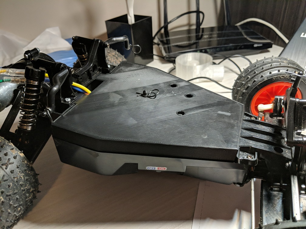 Tamiya Blitzer Chassis Dust Shield