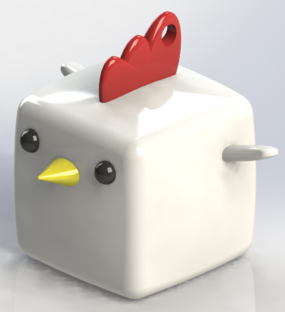 Cock Block Keychain