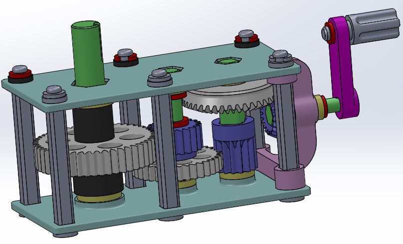 Triple Reduction Gearbox