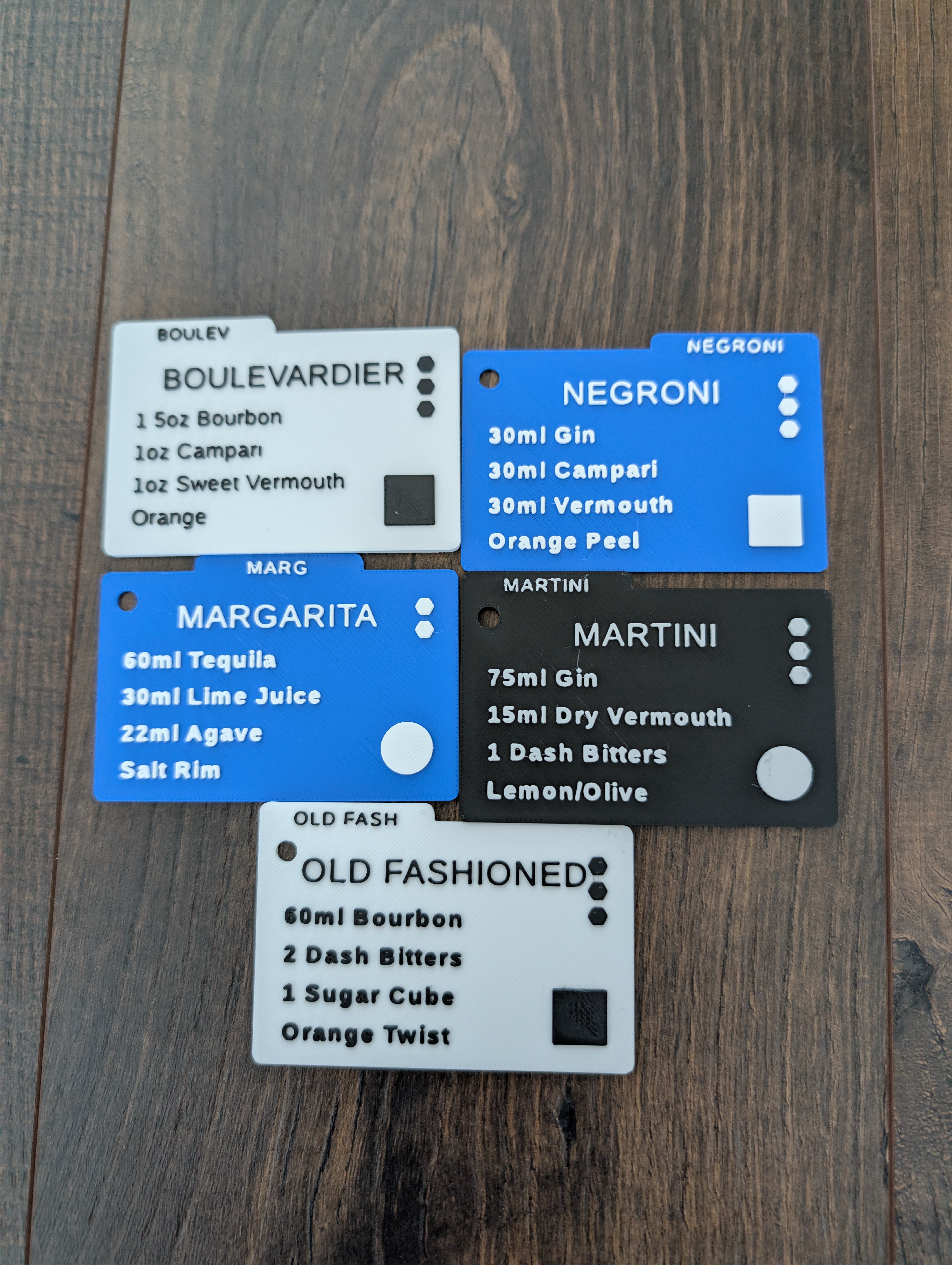 Cocktail Recipe Cards - Customizable