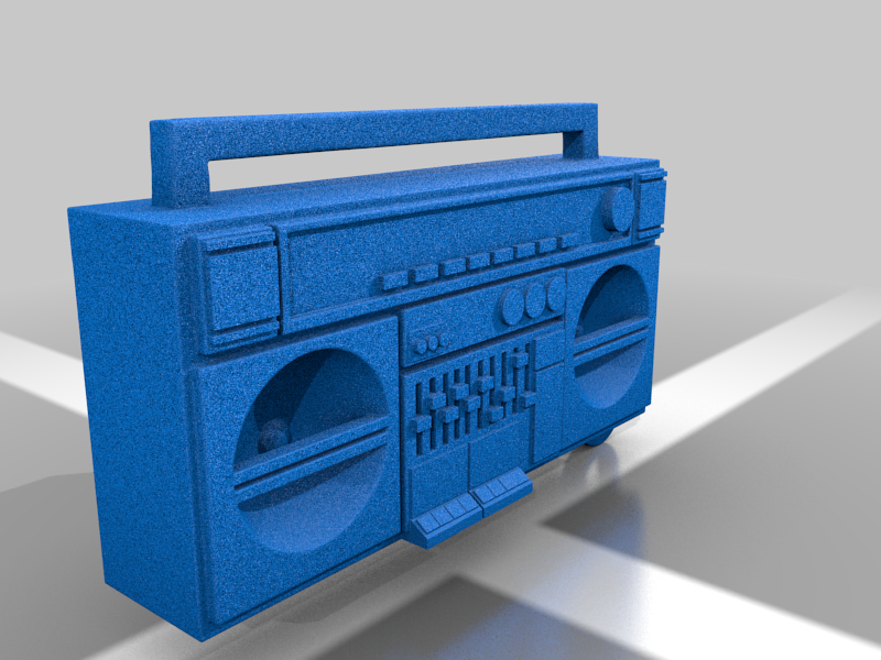 80s ghettoblaster keychain