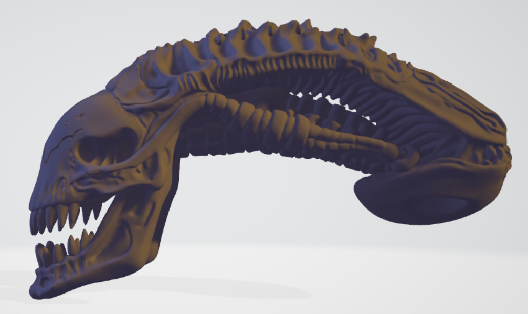 ALIEN XENOMORPH SKULL 1:1 SCALE