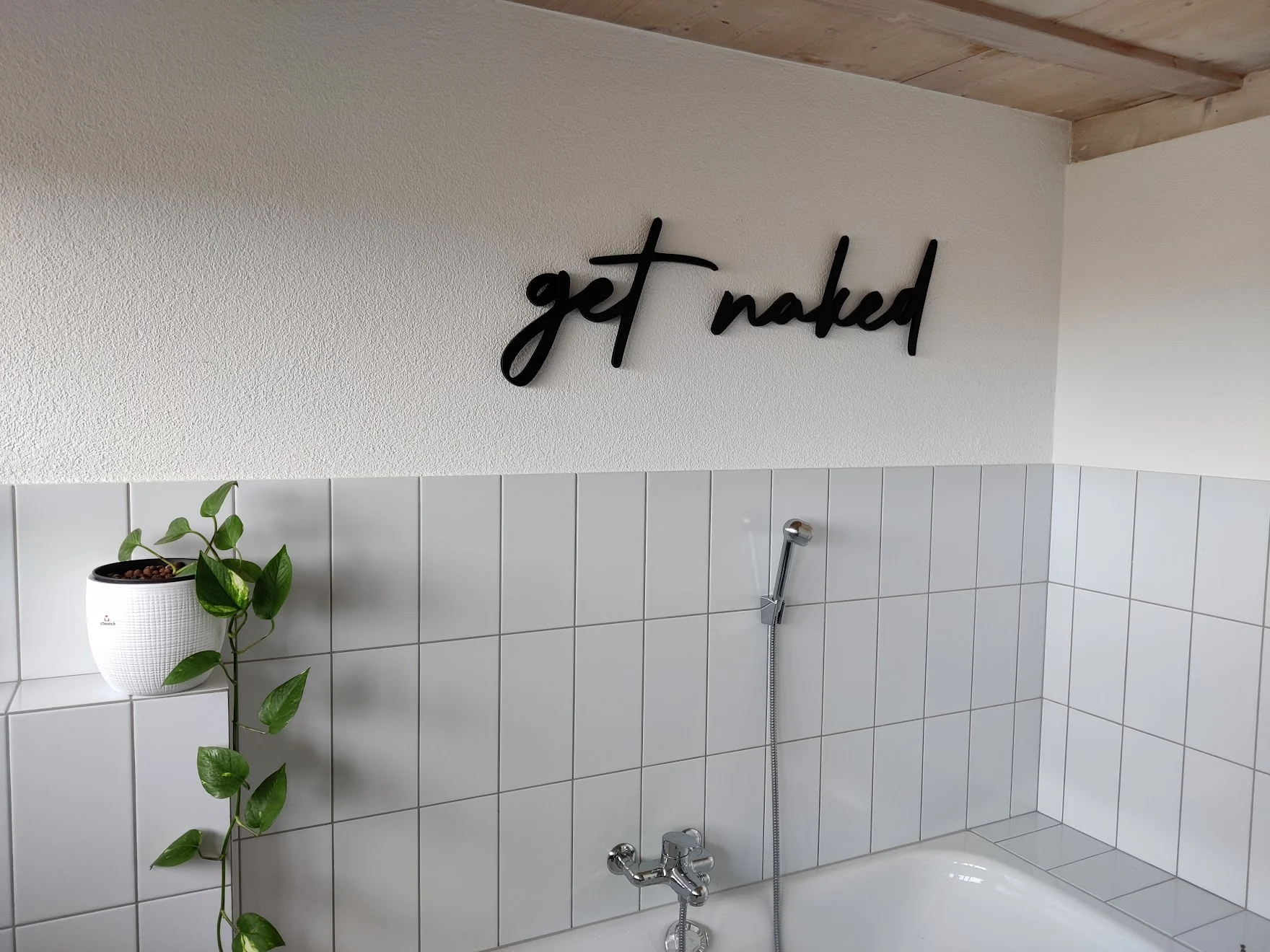 wall decoration - get naked