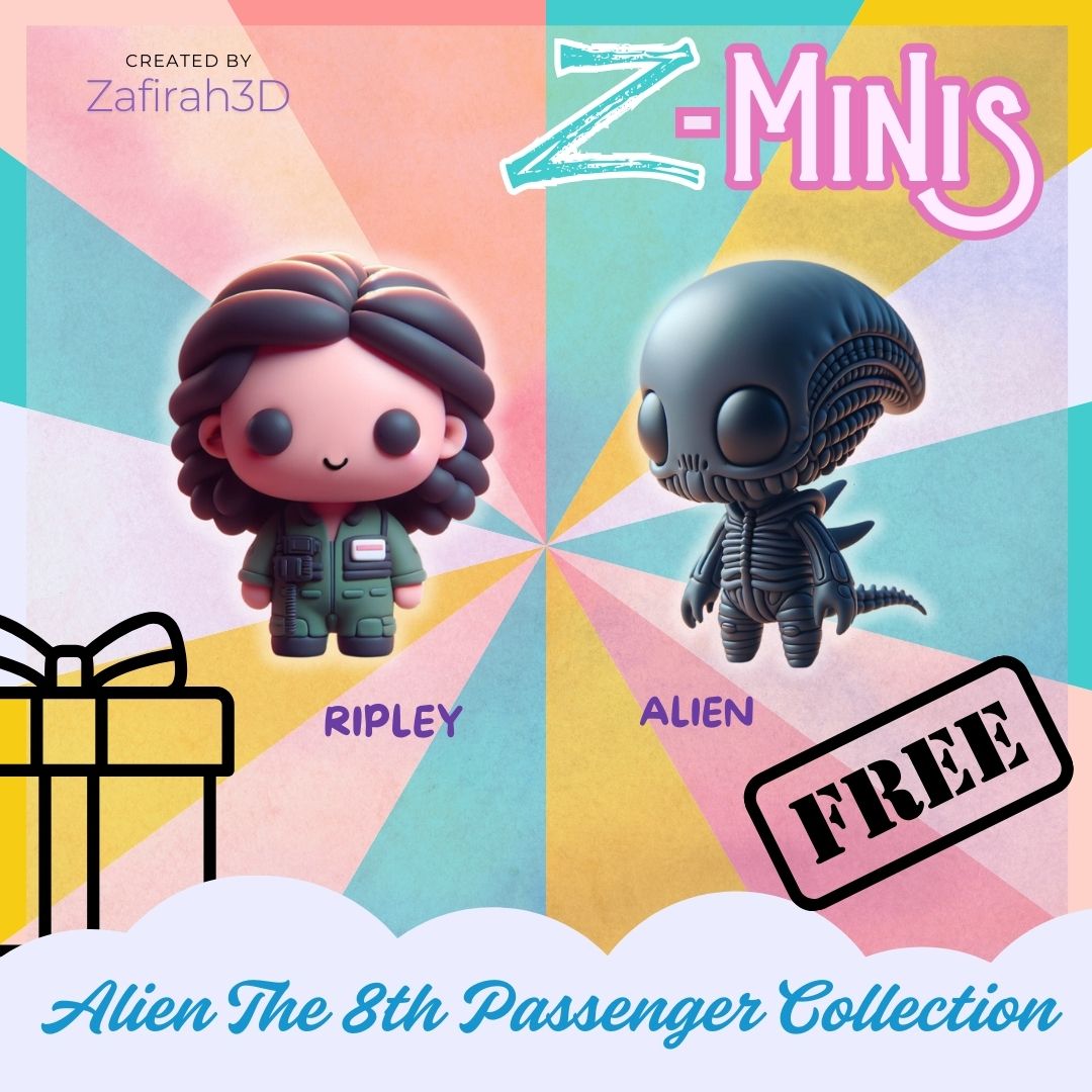 Z-MINIS RIPLEY AND ALIEN