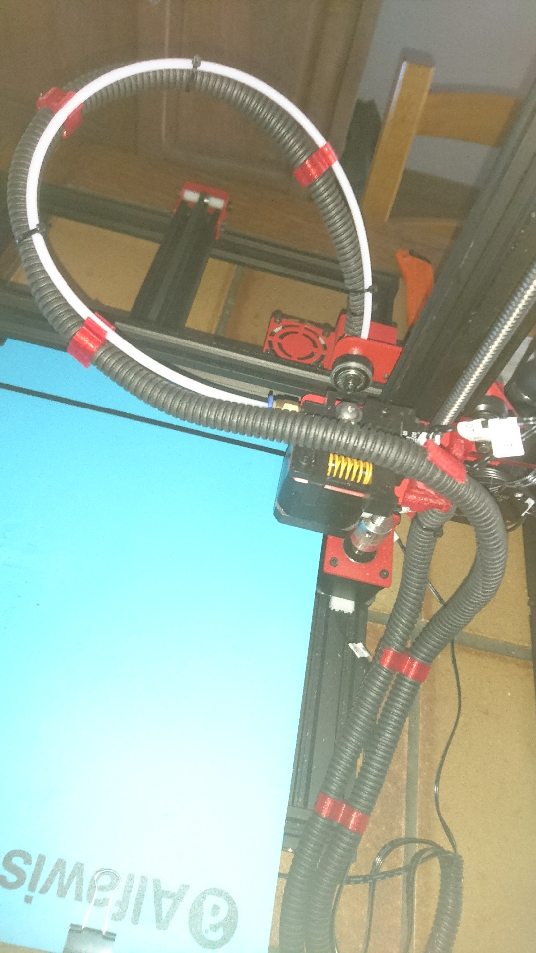 guide câble et tube téflon pour alfawise u20