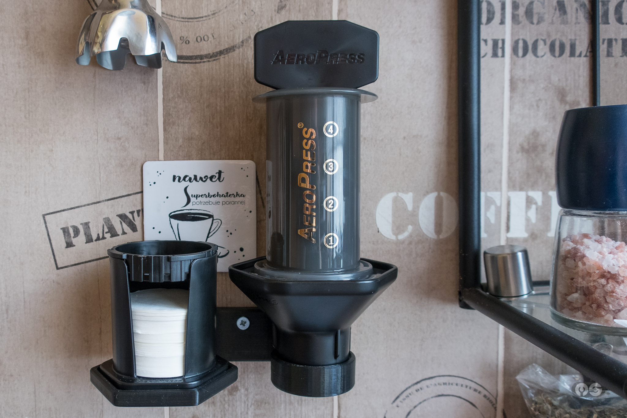 Aeropress hanger