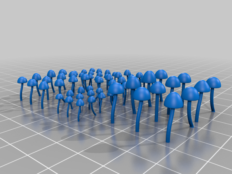 Micro Mushrooms for Resin [Presupported]