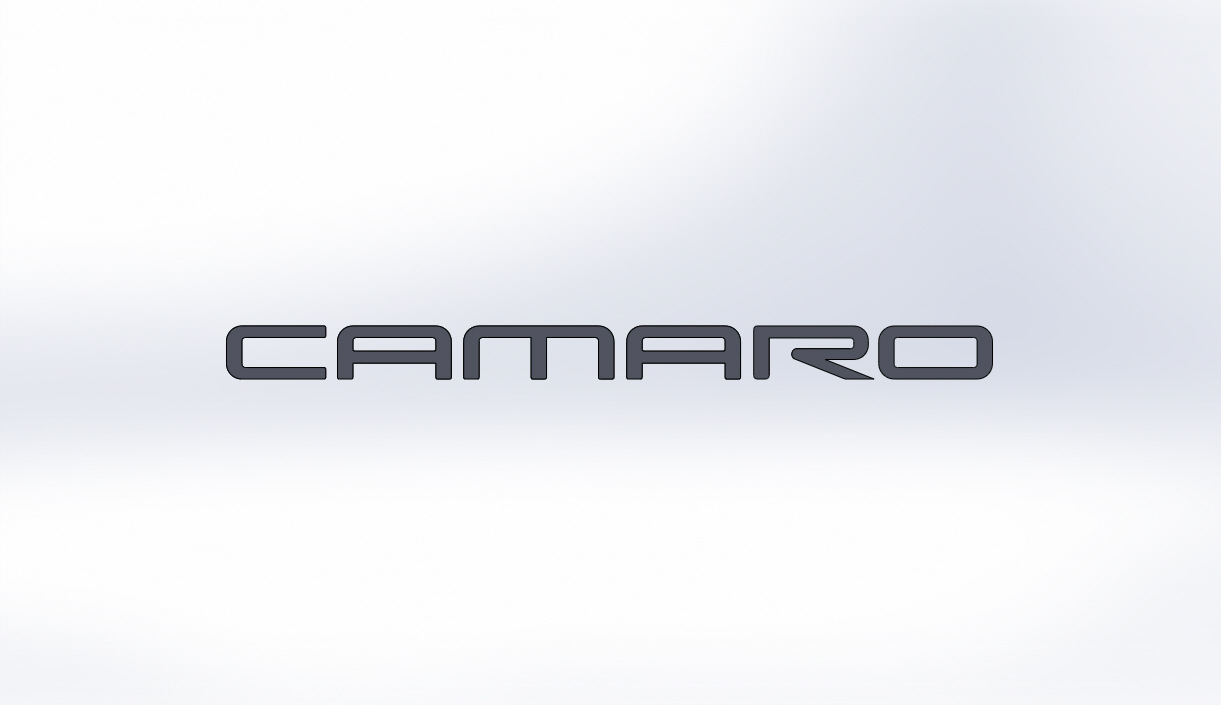 1997 Camaro rear lettering