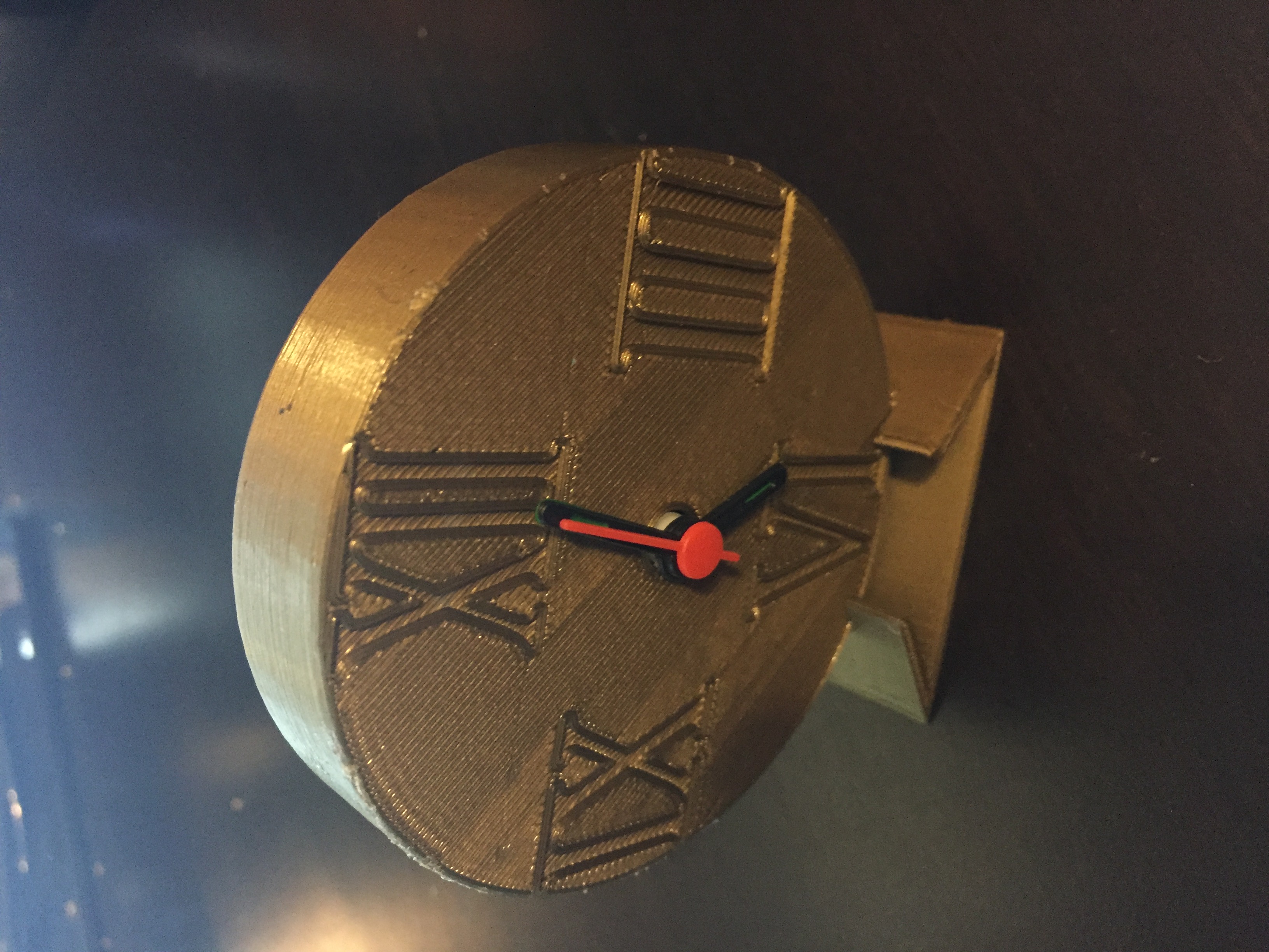 Remixed Desk Clock with Roman Numerals