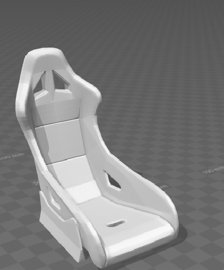 scale RC bucket seat