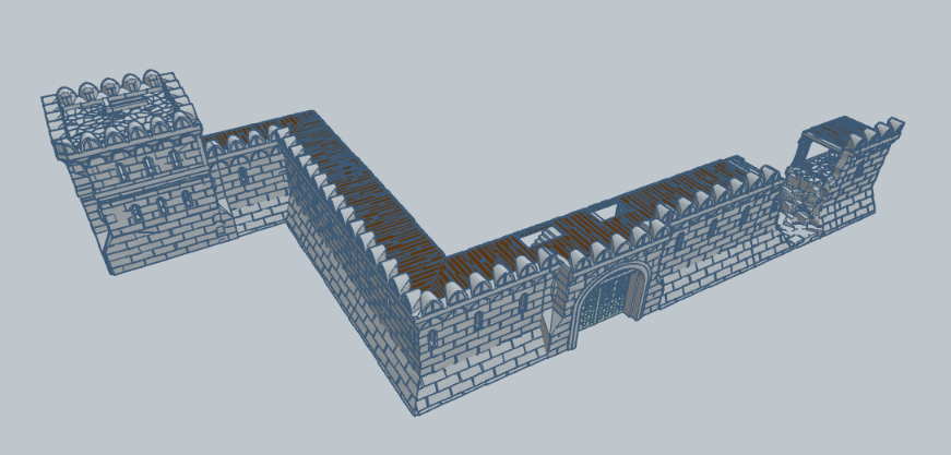 Generic Wall 10mm Scale