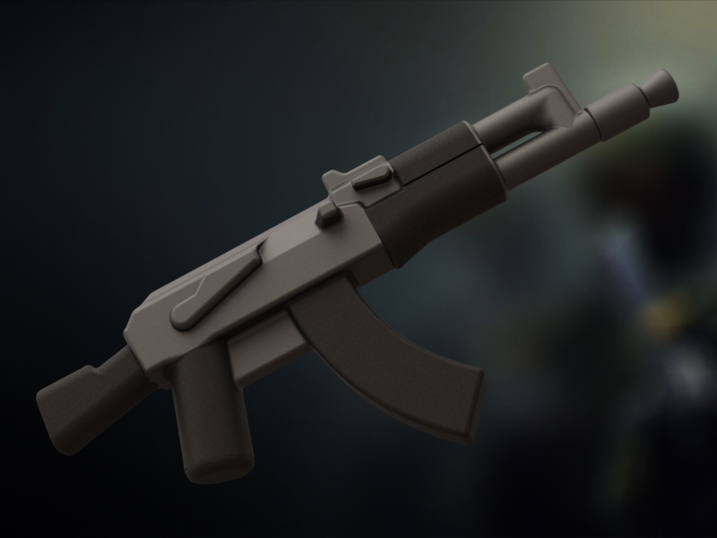AK-104 for Lego minifigures