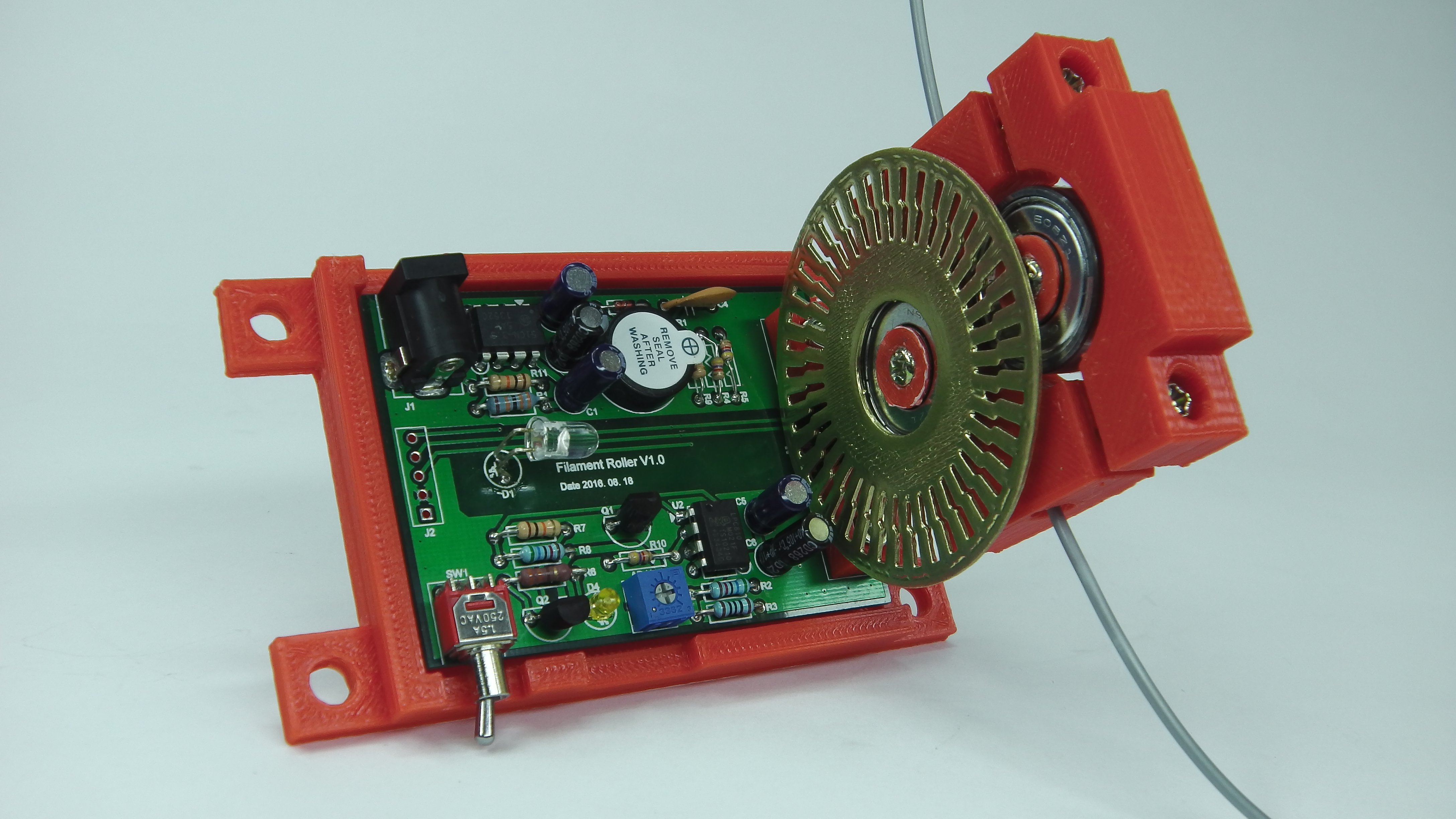 1.75mm Inline Filament Roller IR Sensor Version 3