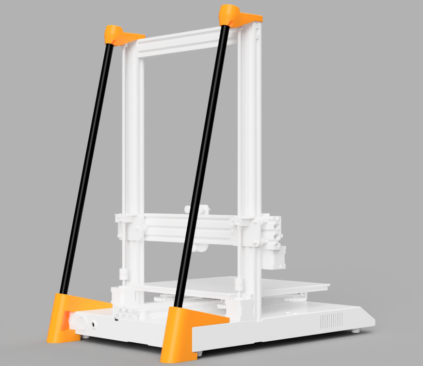 Artillery Sidewinder X2 - Ikea RÄCKA Curtain Rods Gantry Support Brace