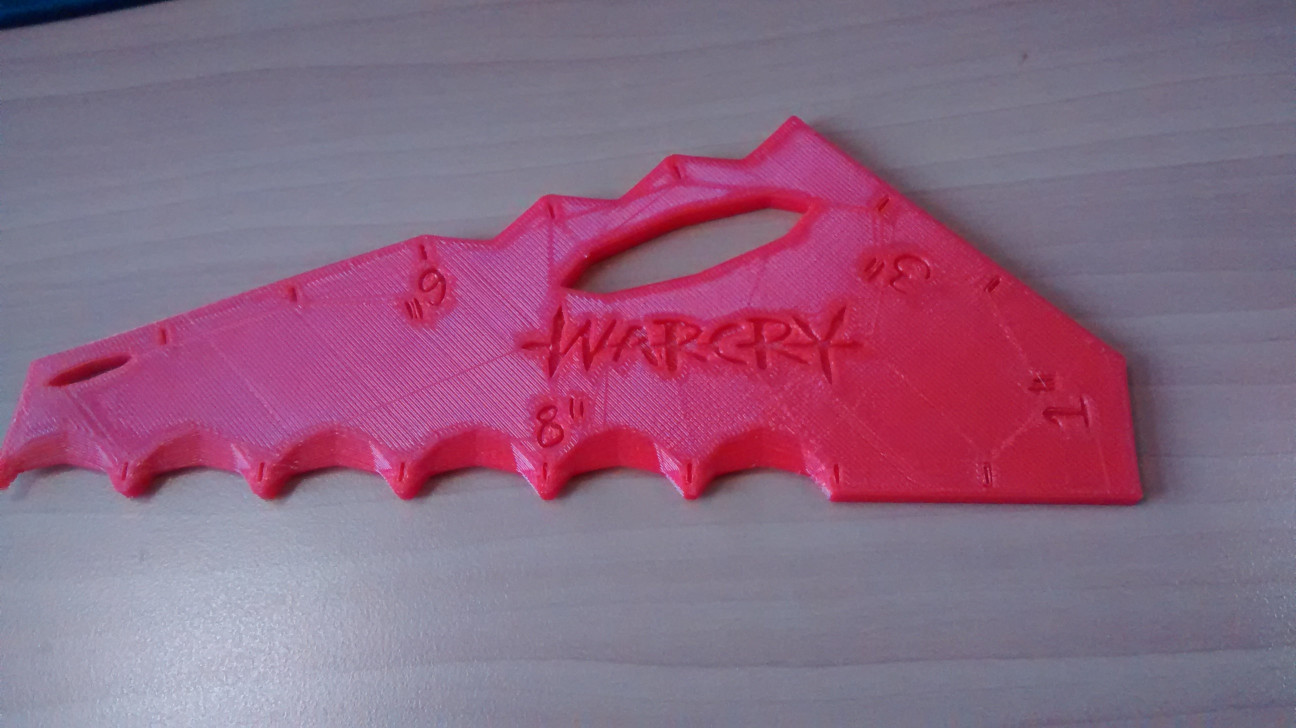 Ruler/Gauge for wargame (Warcry)