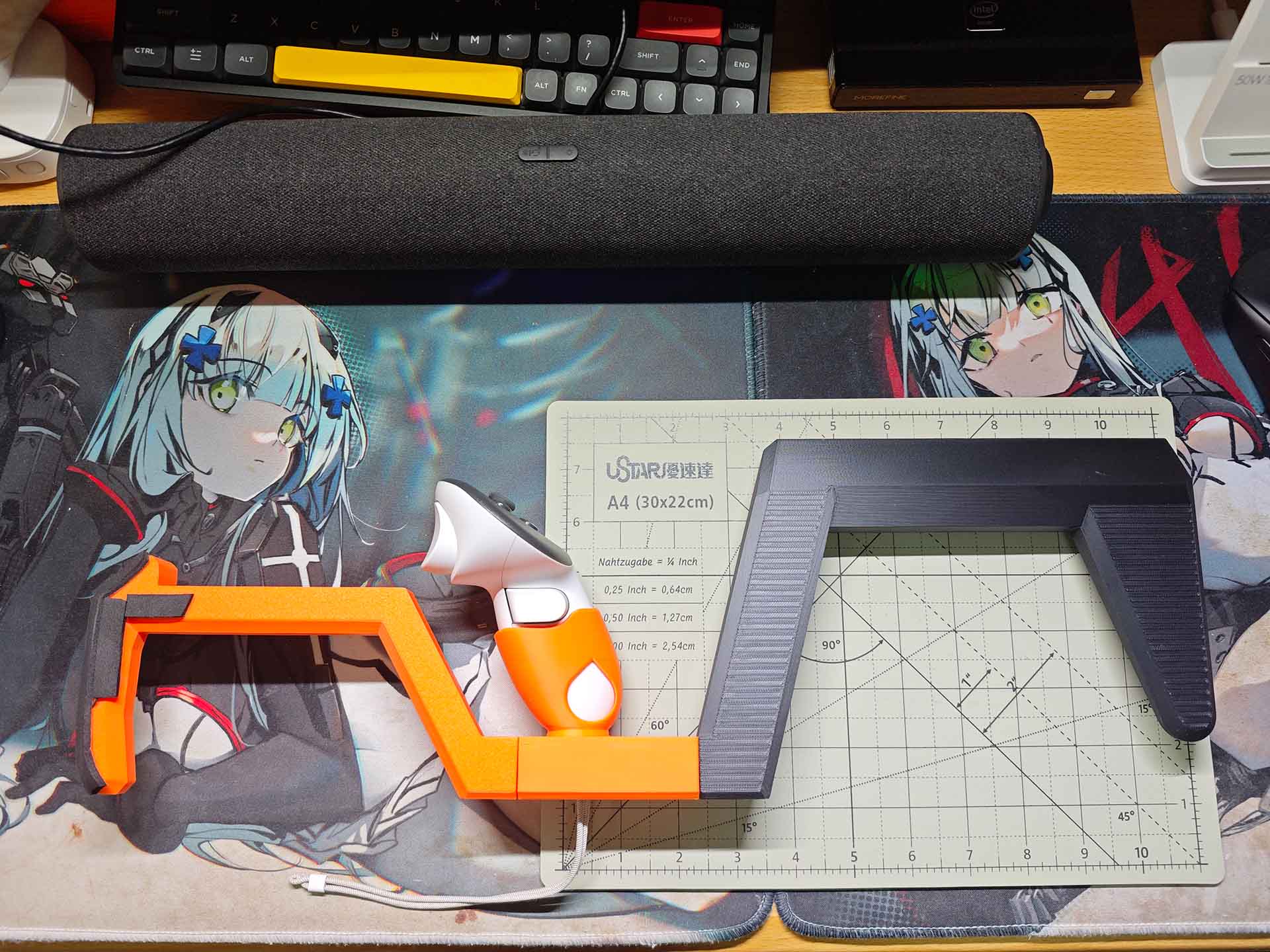 quest 3 gun stock easy for print