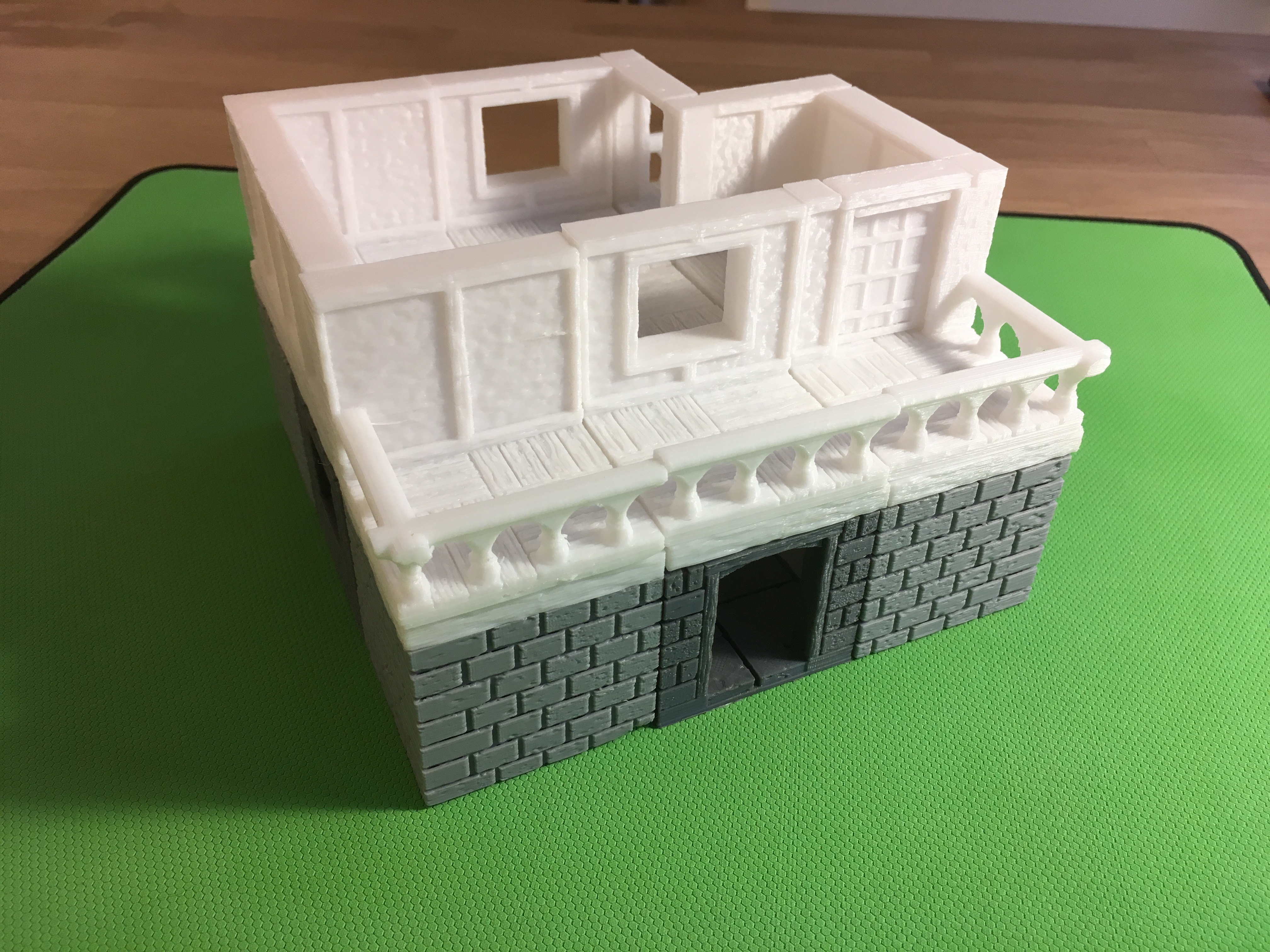 Balcony Tiles 2x2 Tudor (Openforge 2.0 compatible)
