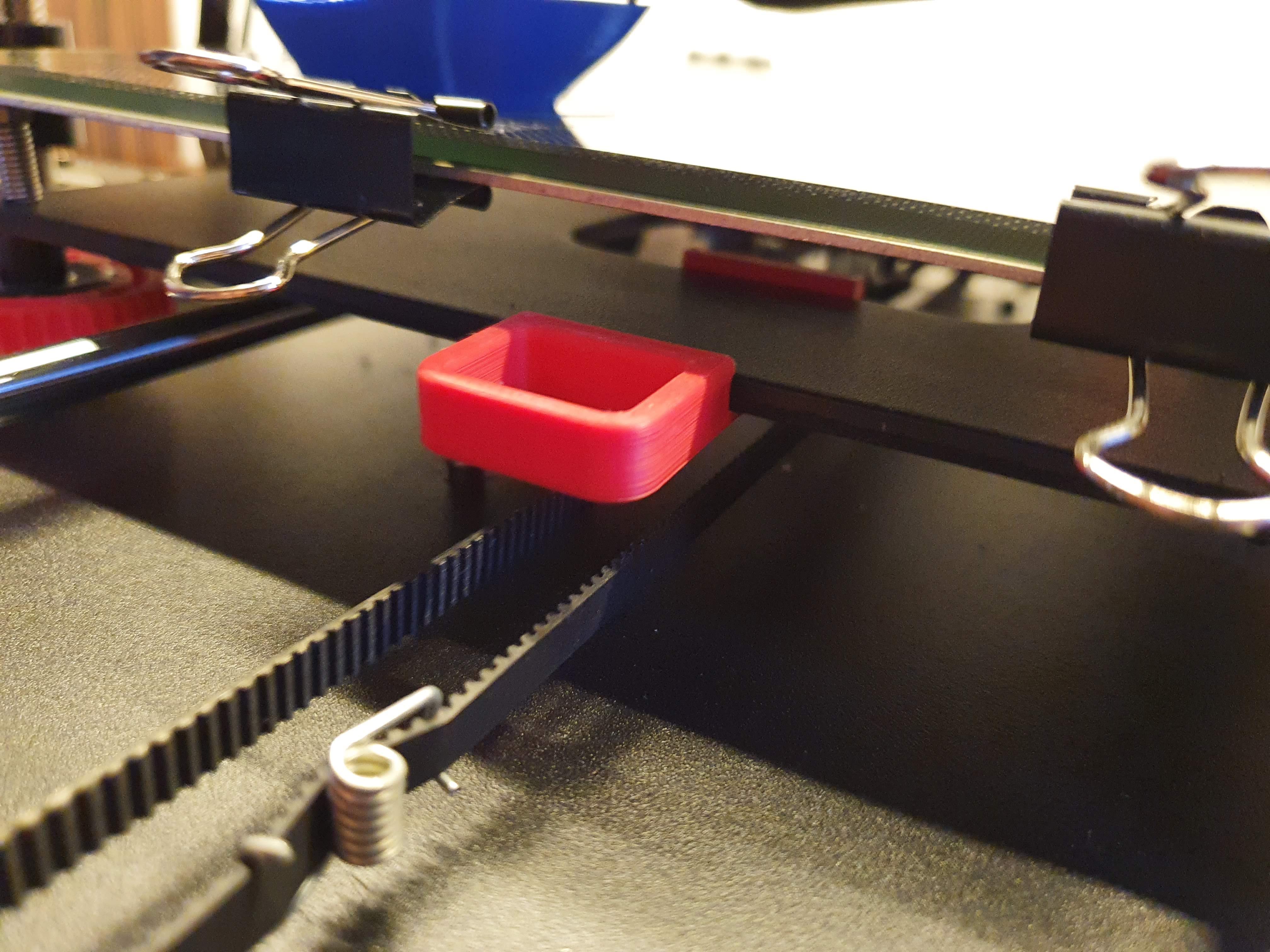I3 Mega S bed handle and cable guide
