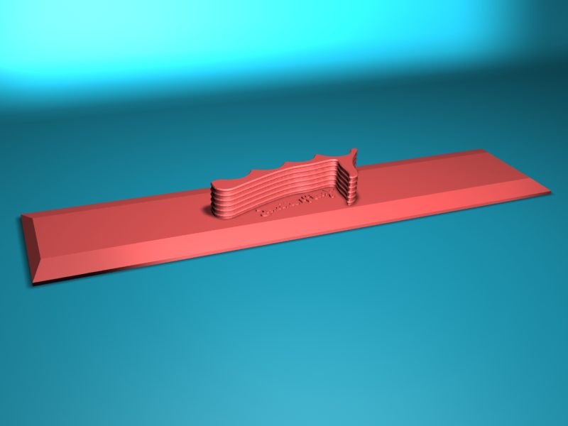 The Ruler Lenska (draughtsman's ergonomic straight-edge) DMcG