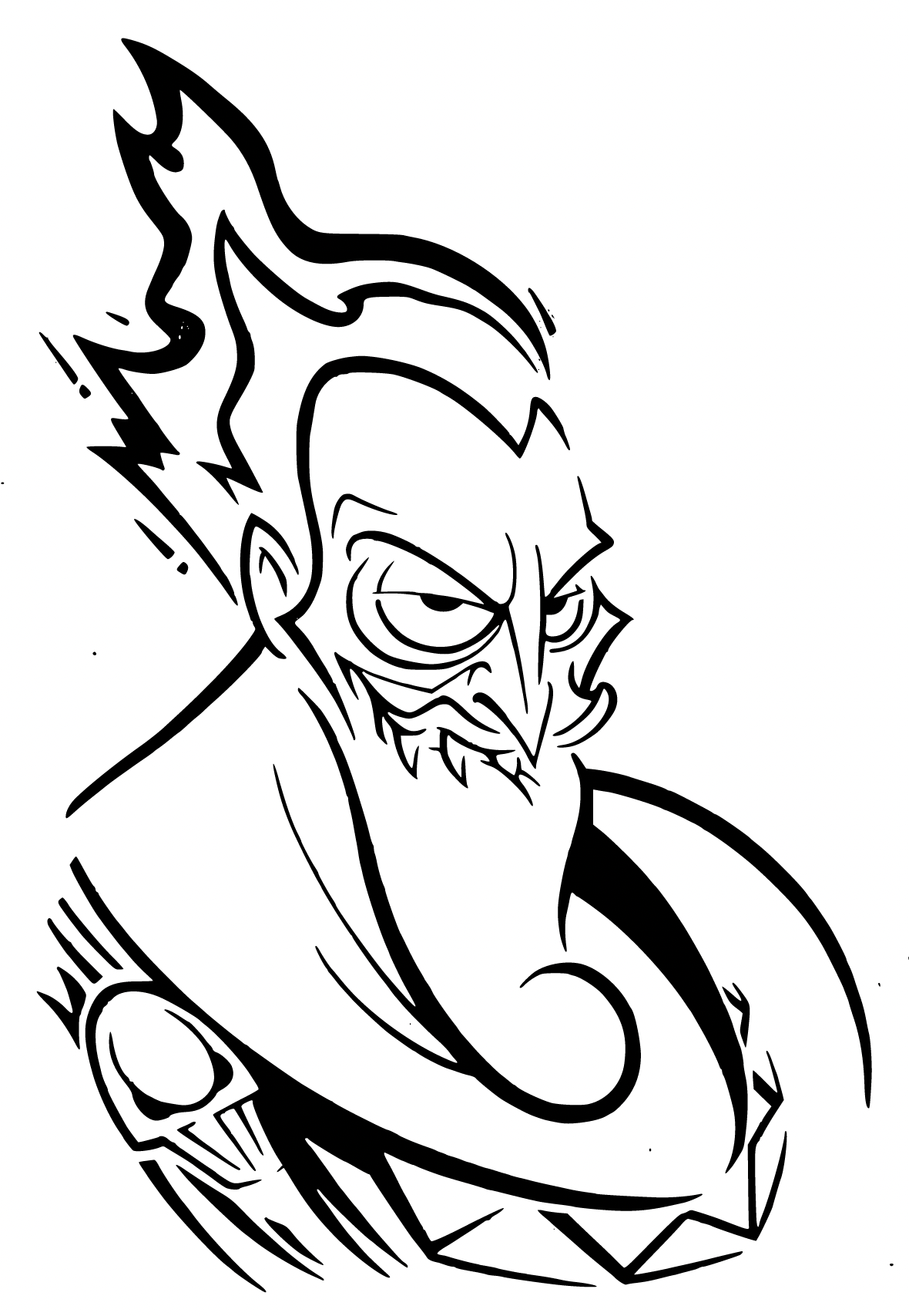 Hades stencil