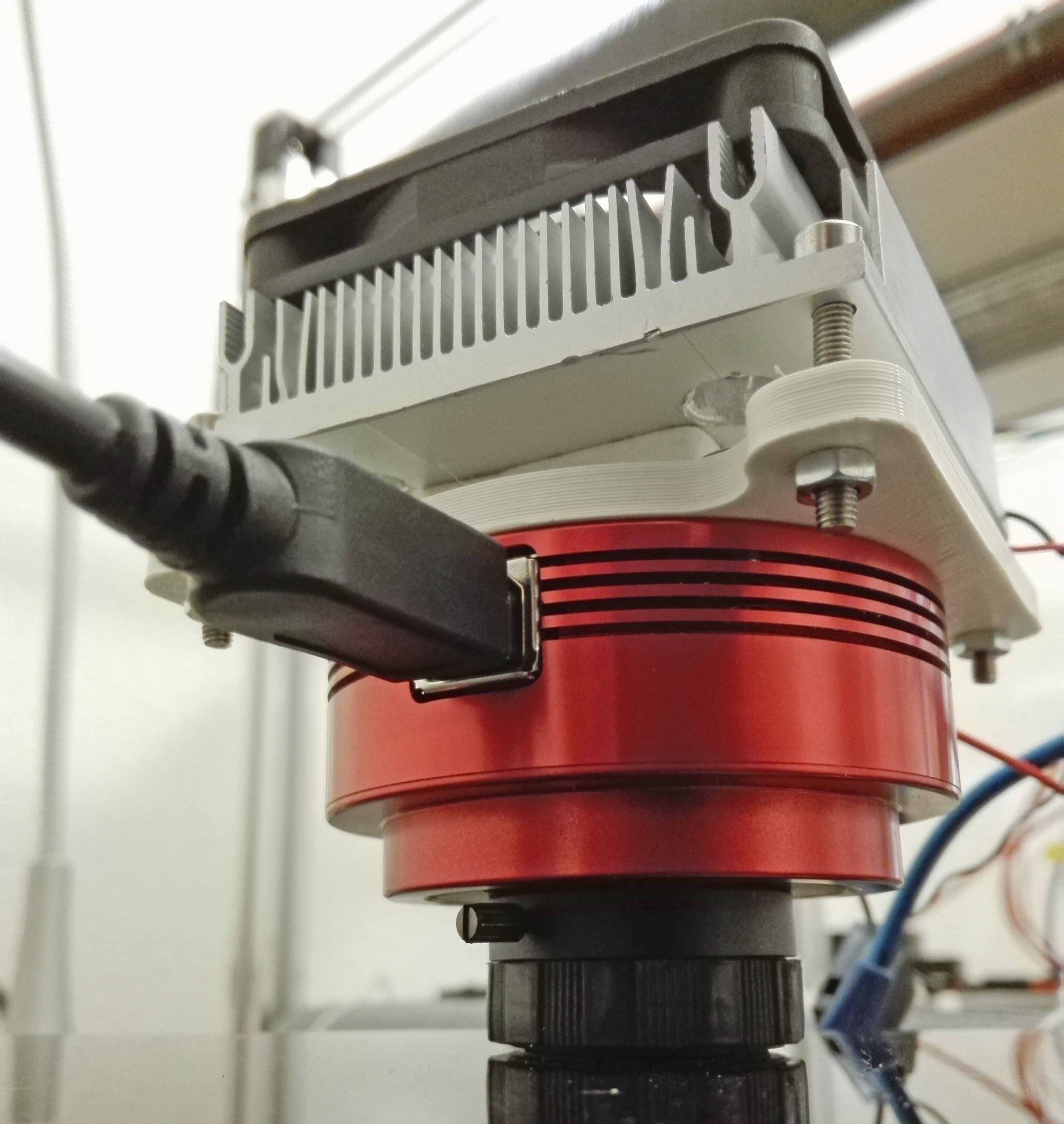 Peltier cooling for ZWO ASI120MC (Astronomy)